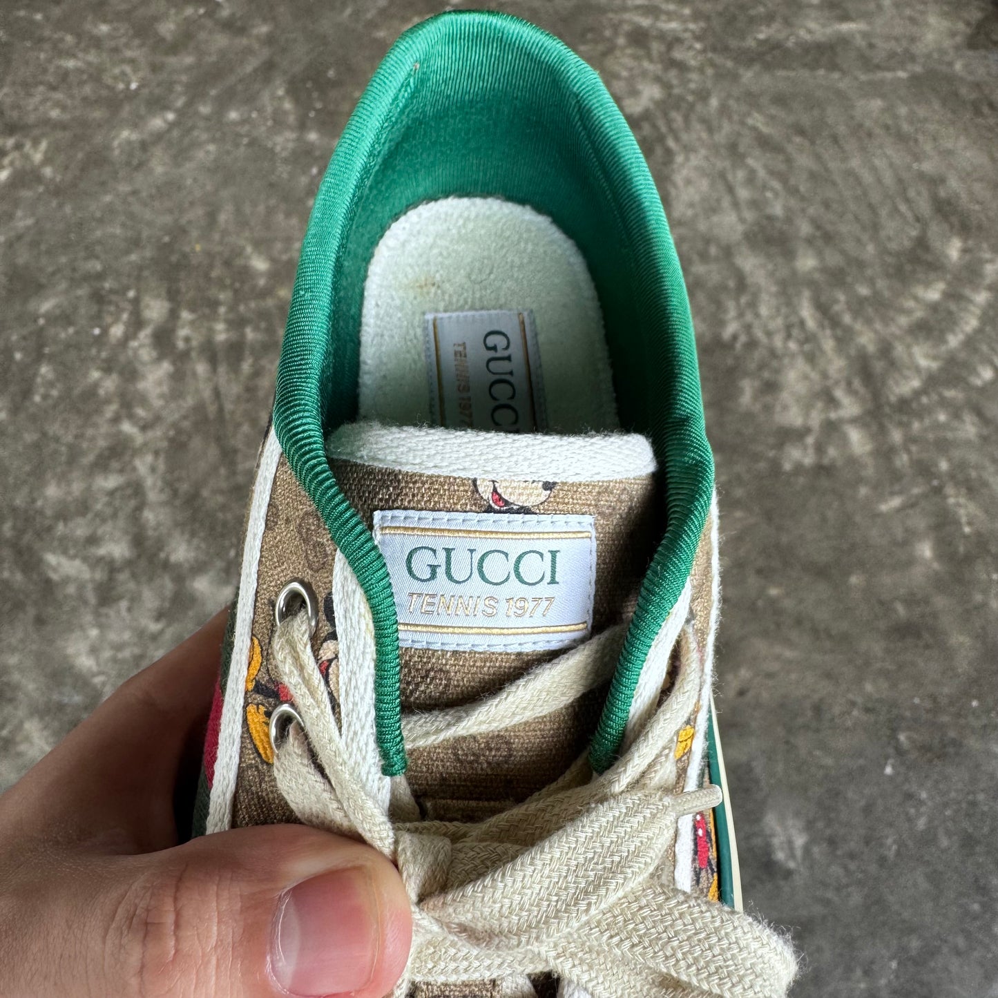 Gucci Disney Tennis 1977 Shoes Mickey Mouse GG Canvas Limited Edition