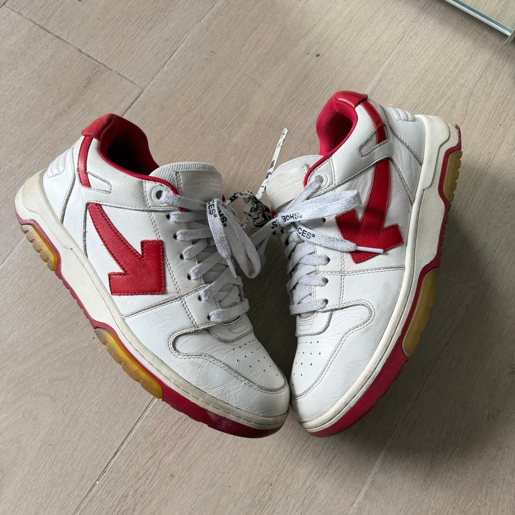 Off-White Out Of Office Sneaker OOO Red/White