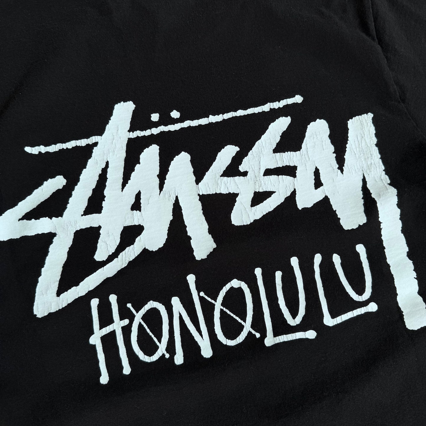Stüssy Honolulu Black Tee
