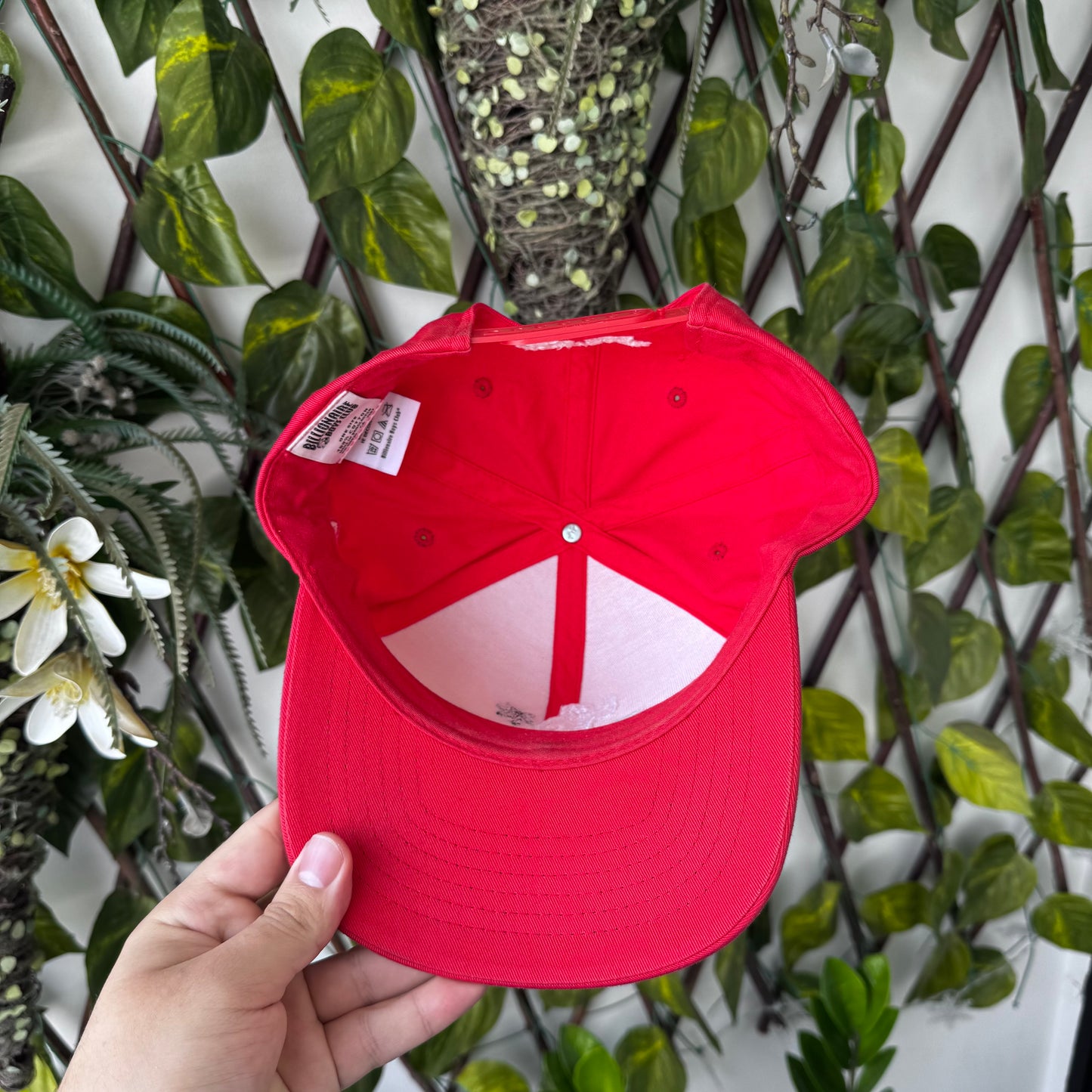 Billionaire Boys Club Red Baseball Cap