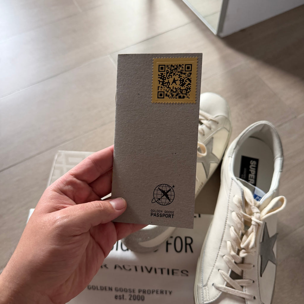 SS25 Golden Goose Superstar White/Grey (44EU)
