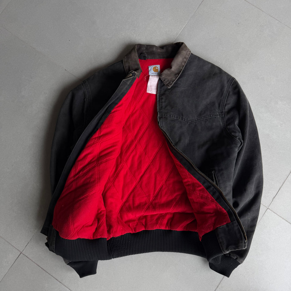 1990s Vintage Carhartt Santa Fe Red Inside-Lining Jacket