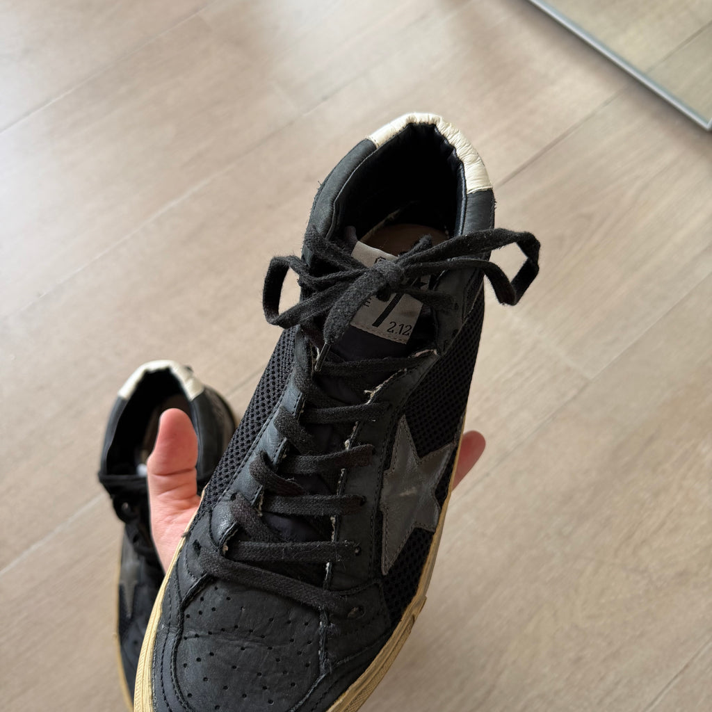 Golden Goose VCA 2.12 Superstar Suede Printed Sneakers