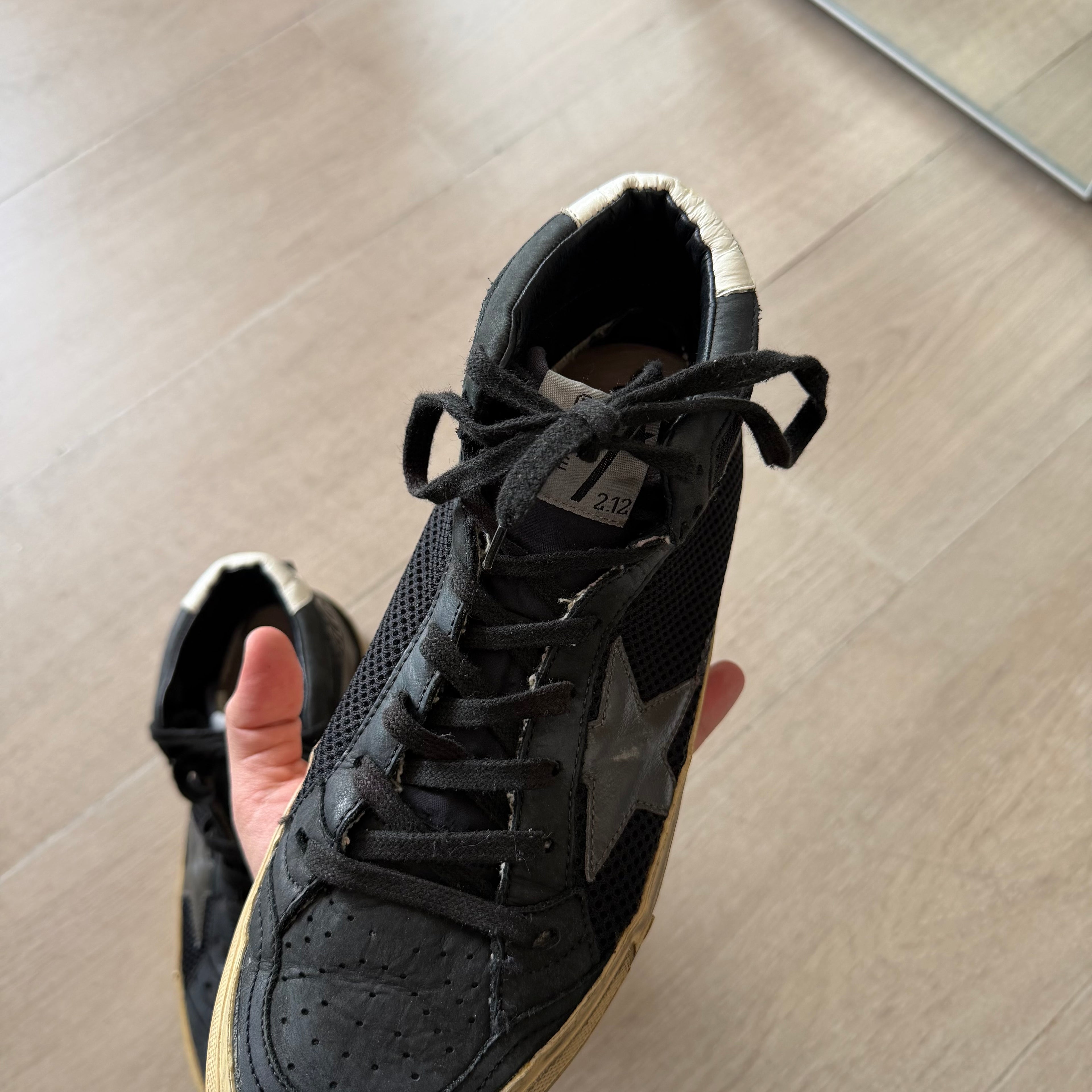 Golden Goose VCA 2.12 Superstar Suede Printed Sneakers