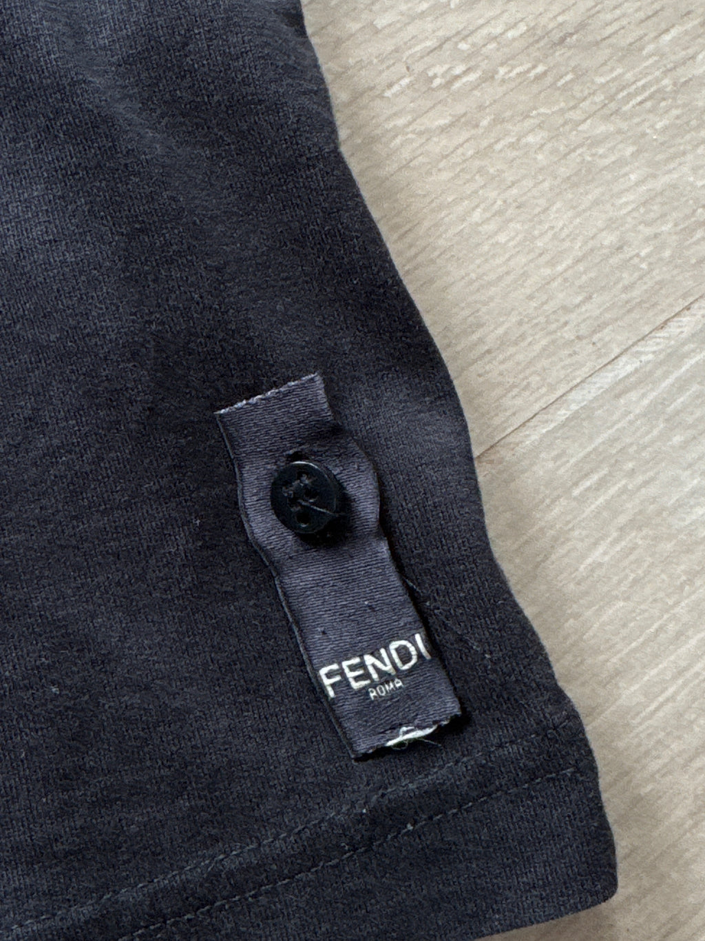 Fendi FF Box Logo Tee Black
