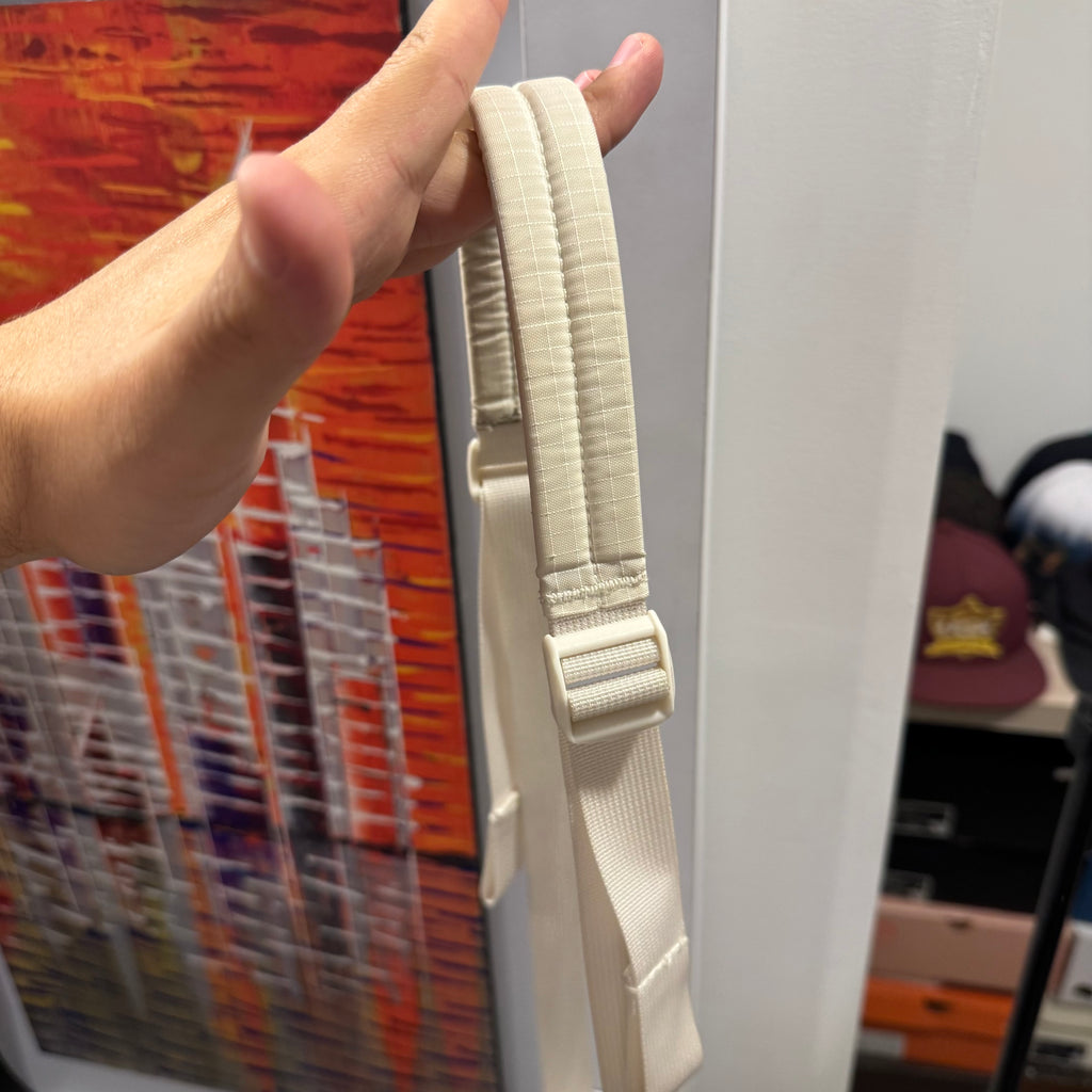 Supreme Logo Messenger Bag White