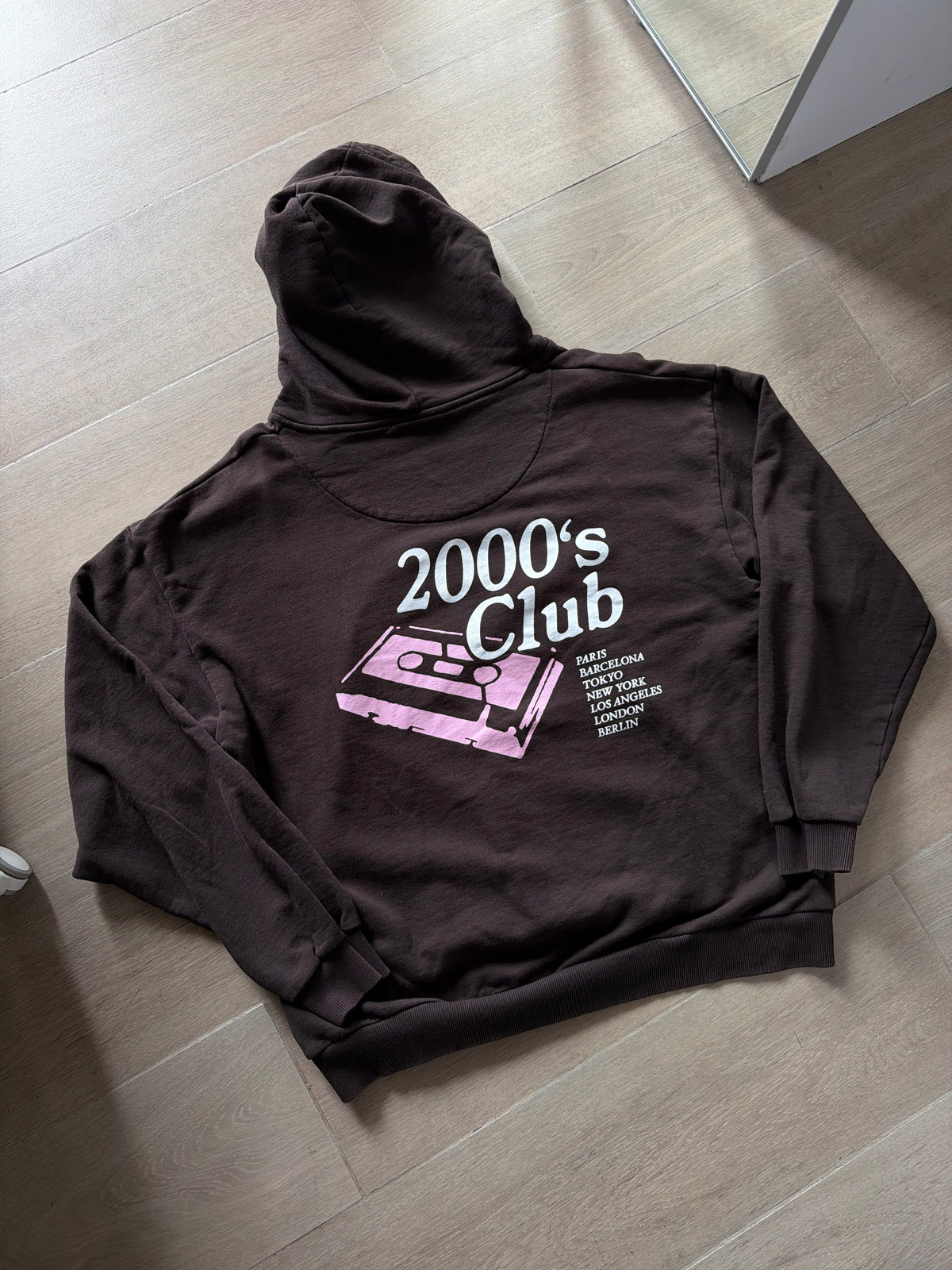 FakeGods 2000s Club Hoodie Brown (L)
