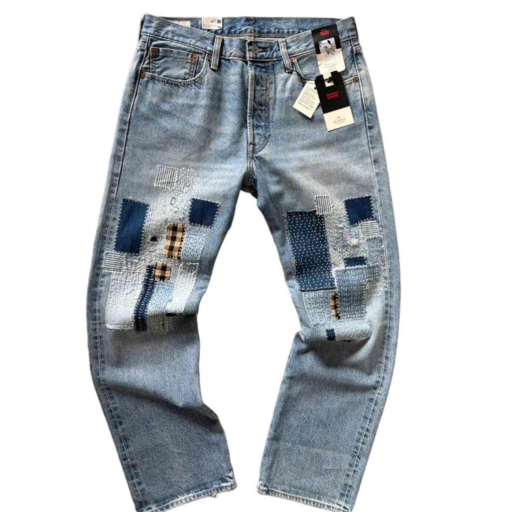 Levi’s Premium 501 Selvedge Denim Jeans “Sashiko”