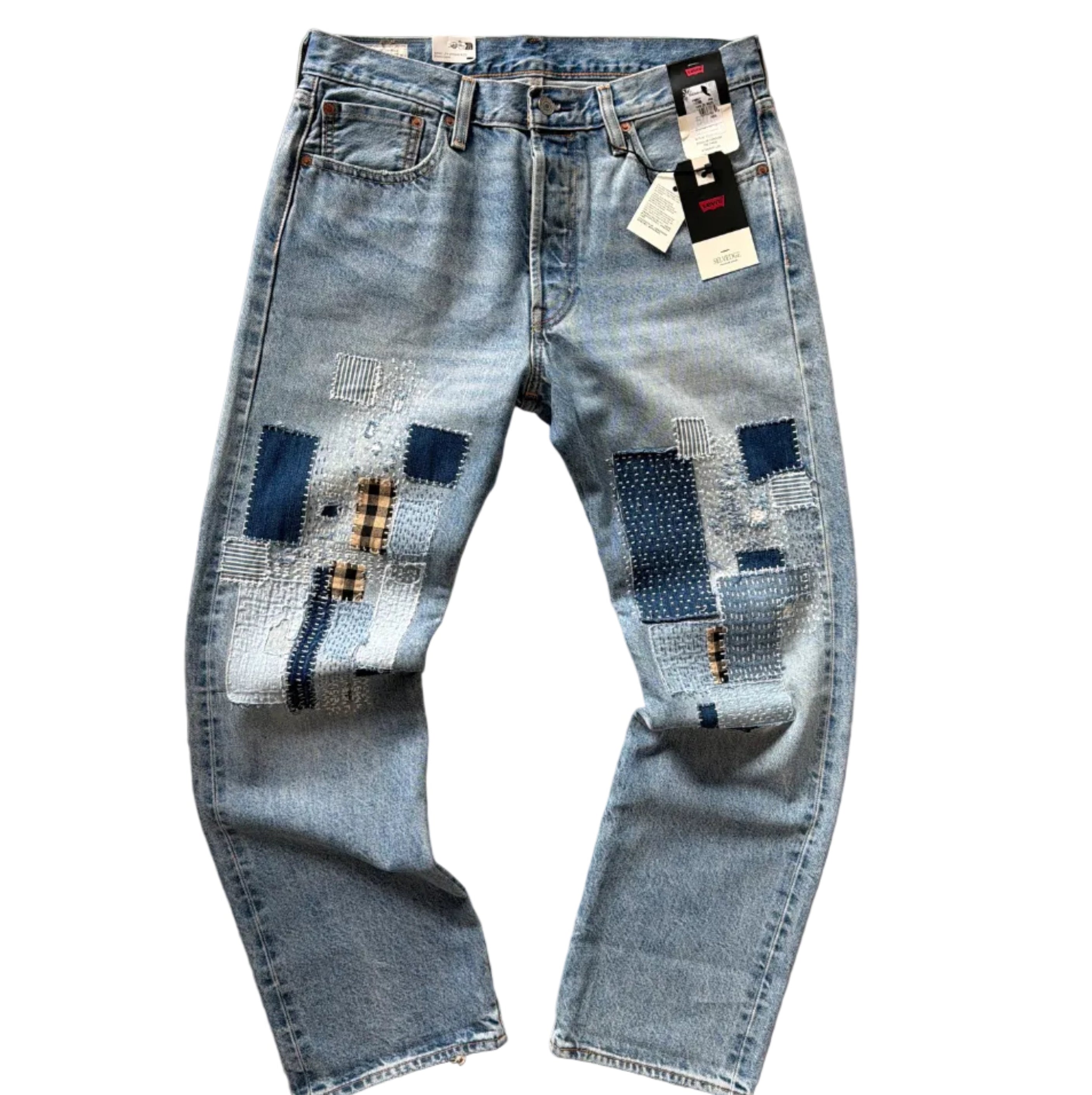 Levi’s Premium 501 Selvedge Denim Jeans “Sashiko”