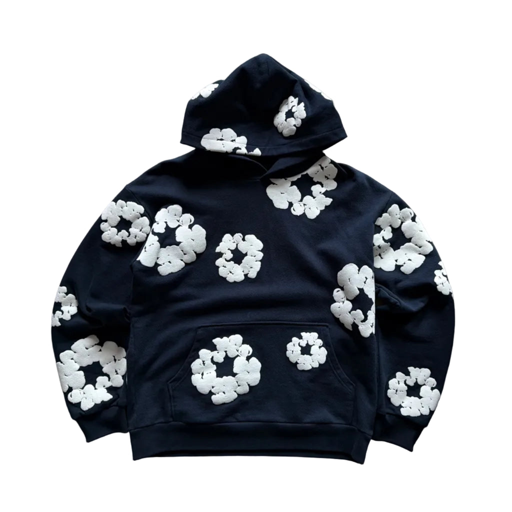 Denim Tears Cotton Wreath Sweatshirt Navy