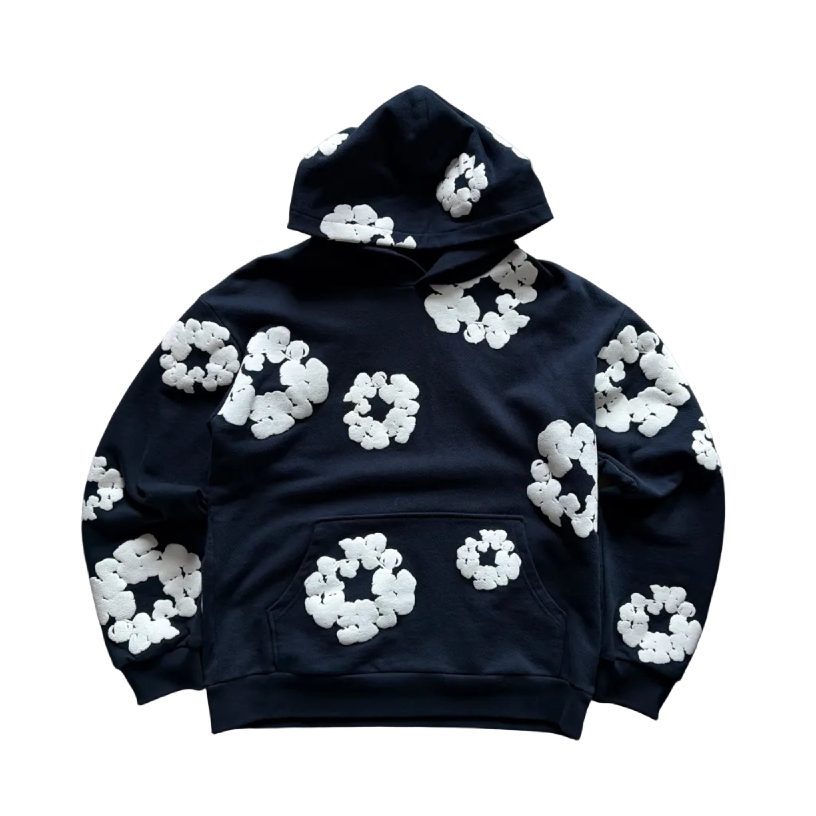 Denim Tears Cotton Wreath Sweatshirt Navy
