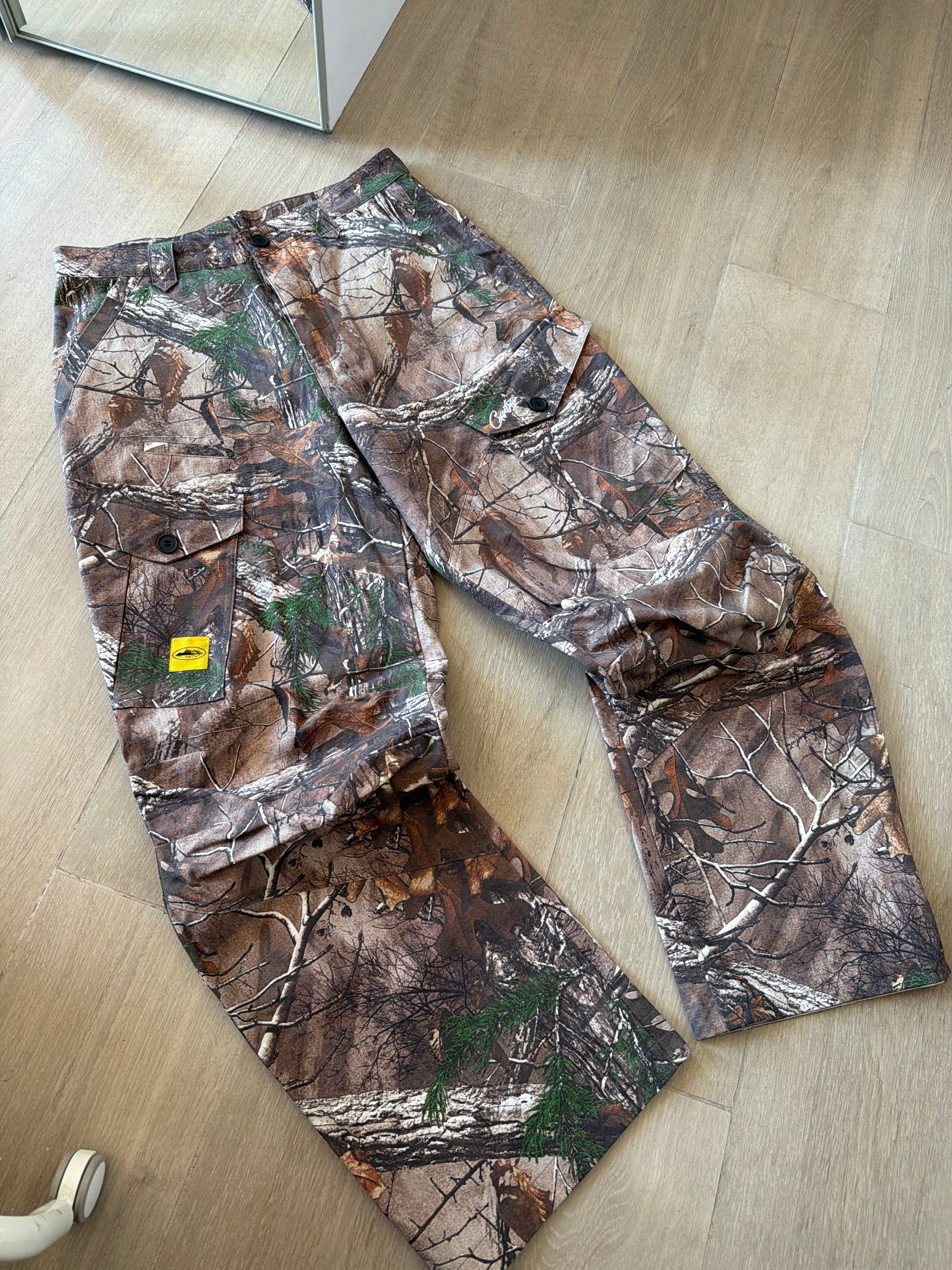 Corteiz Guerrillaz Real Tree Cargo Pants