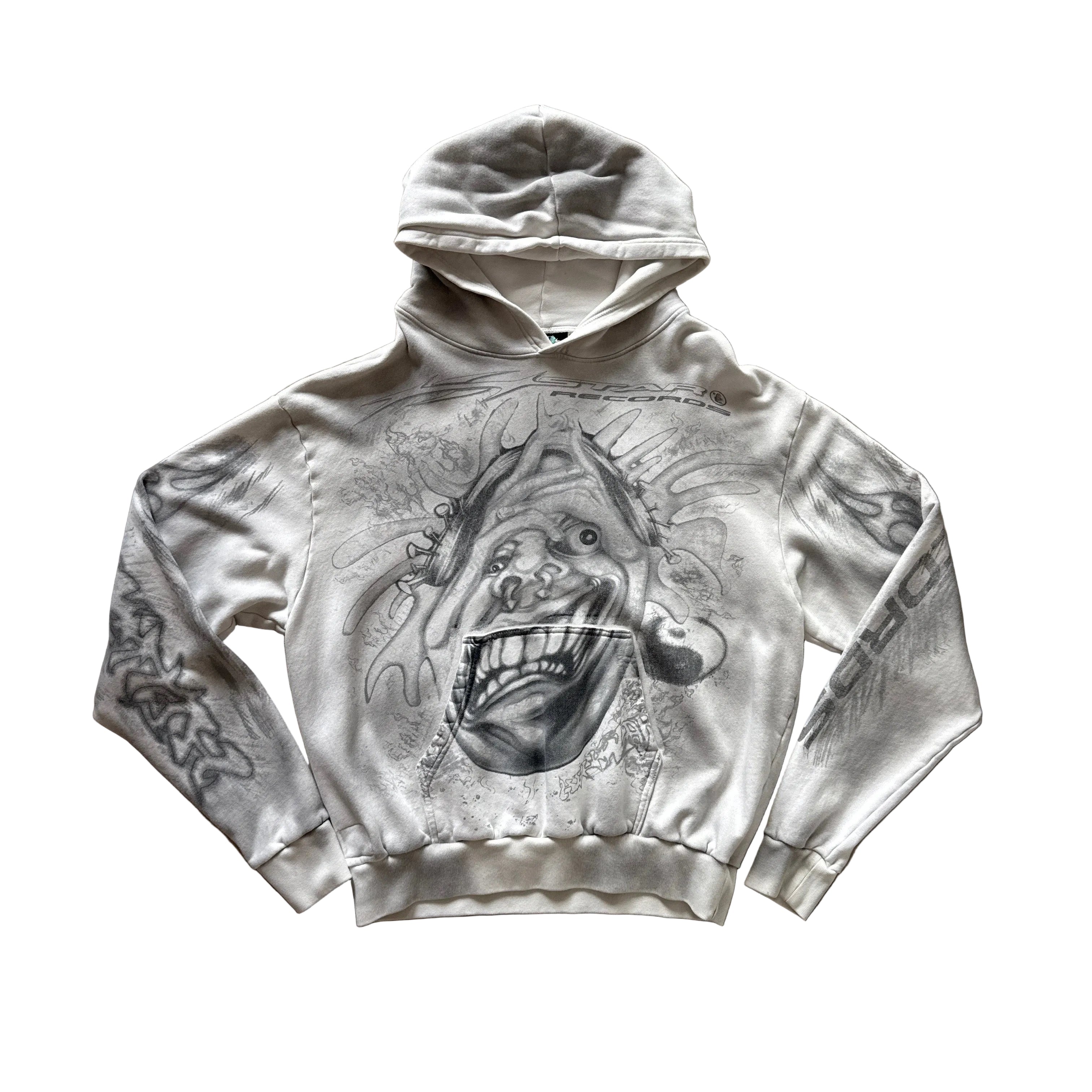 Hellstar Hstar Records Graffiti Hoodie