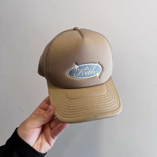 Kith Freeway Logo Poly Foam Nolan Trucker Hat
