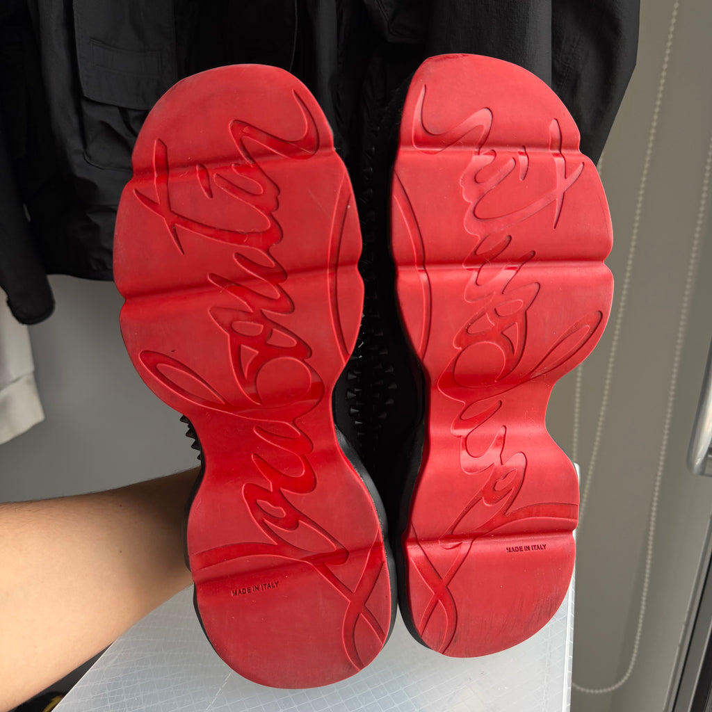 Christian Louboutin Spike Sock Black