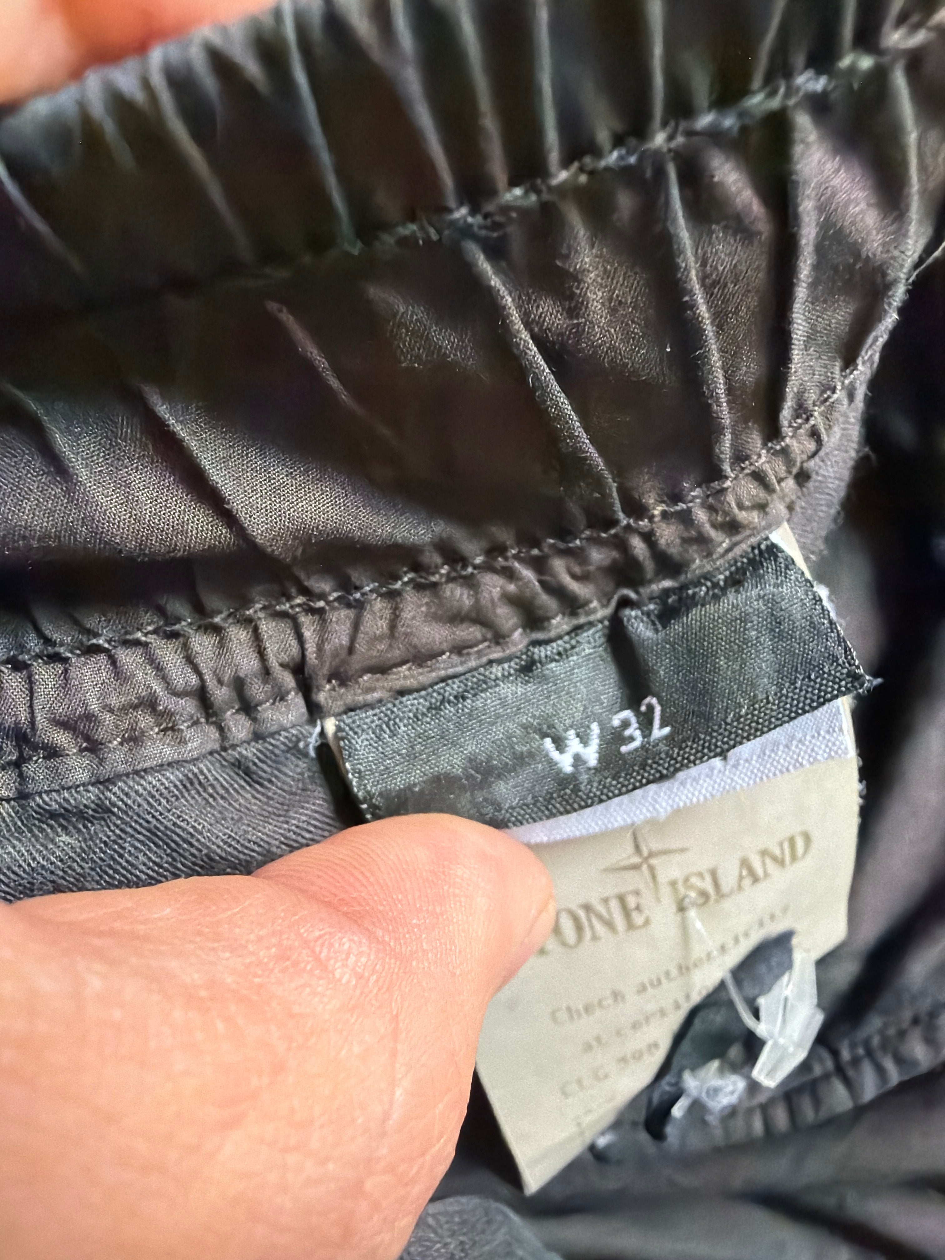 Stone Island Cargo Jogger Pants Black
