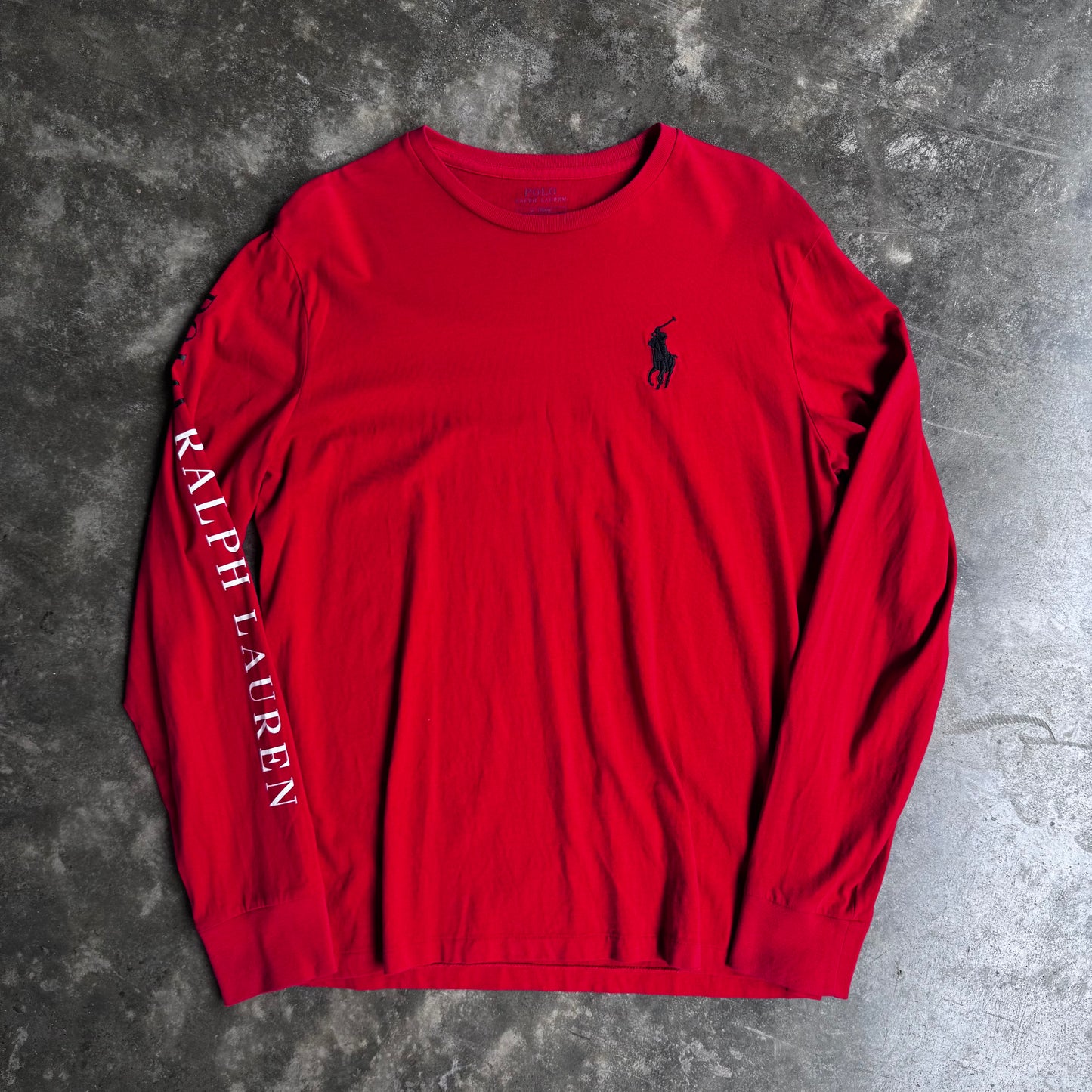 Polo Ralph Lauren Logo Ls Red