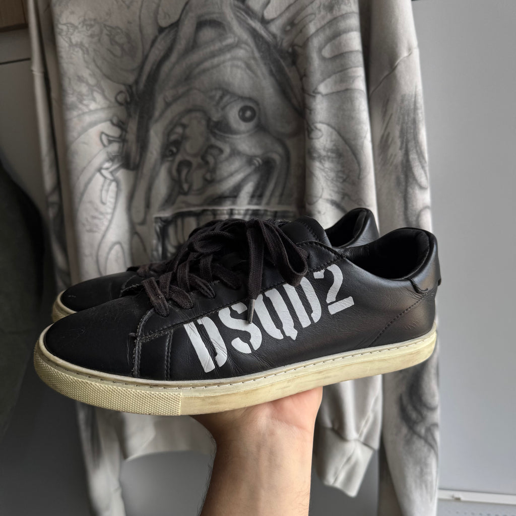 Dsquared2 Leather Low Trainers