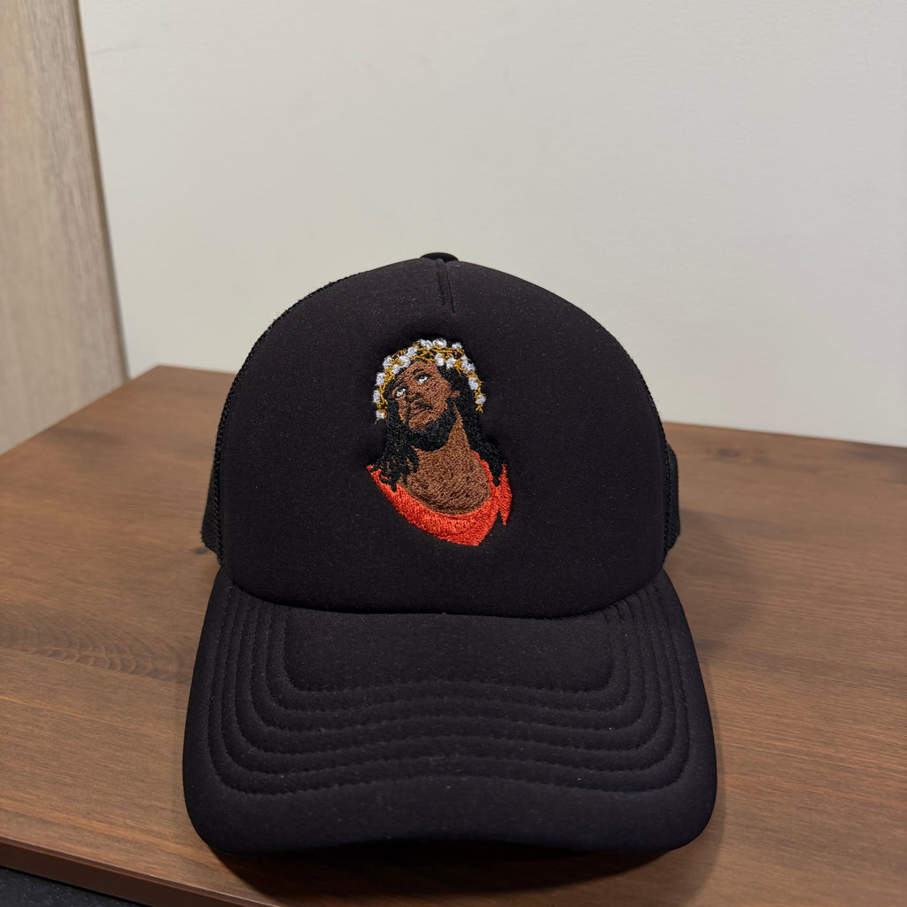 Denim Tears Crown Made Of Cotton Trucker Hat