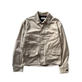 Maison Kitsuné Cotton Field Jacket Button Front Beige