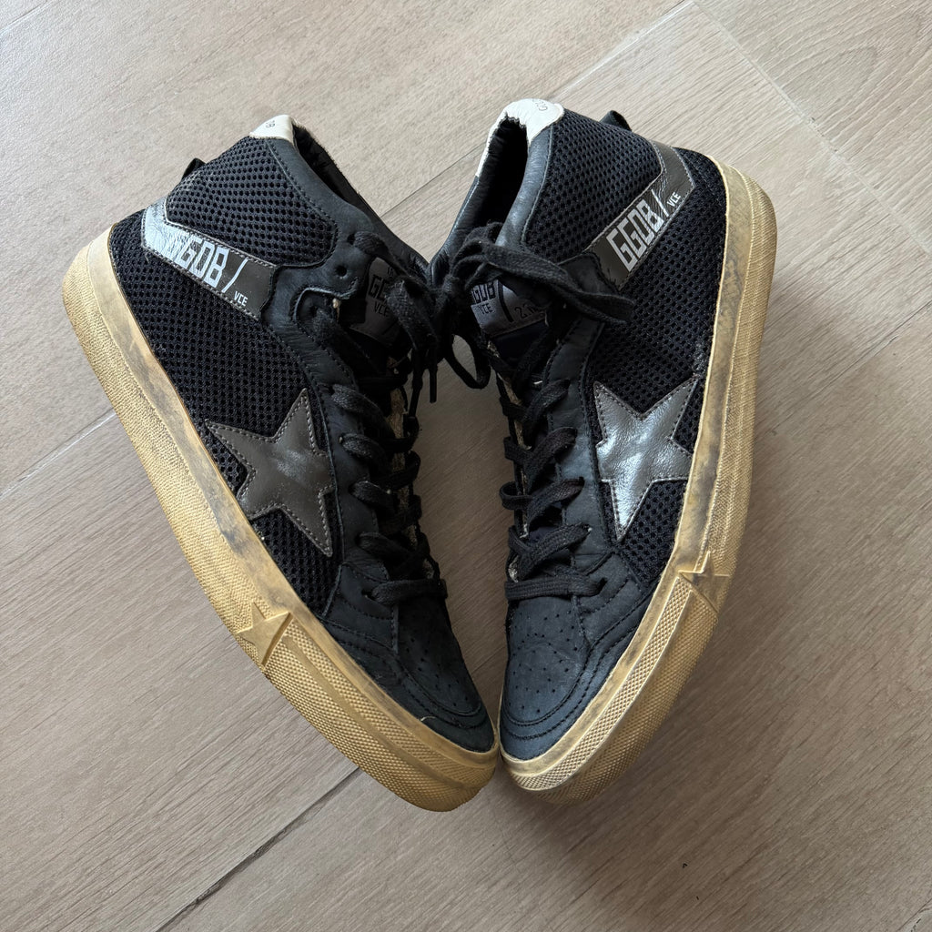 Golden Goose VCA 2.12 Superstar Suede Printed Sneakers