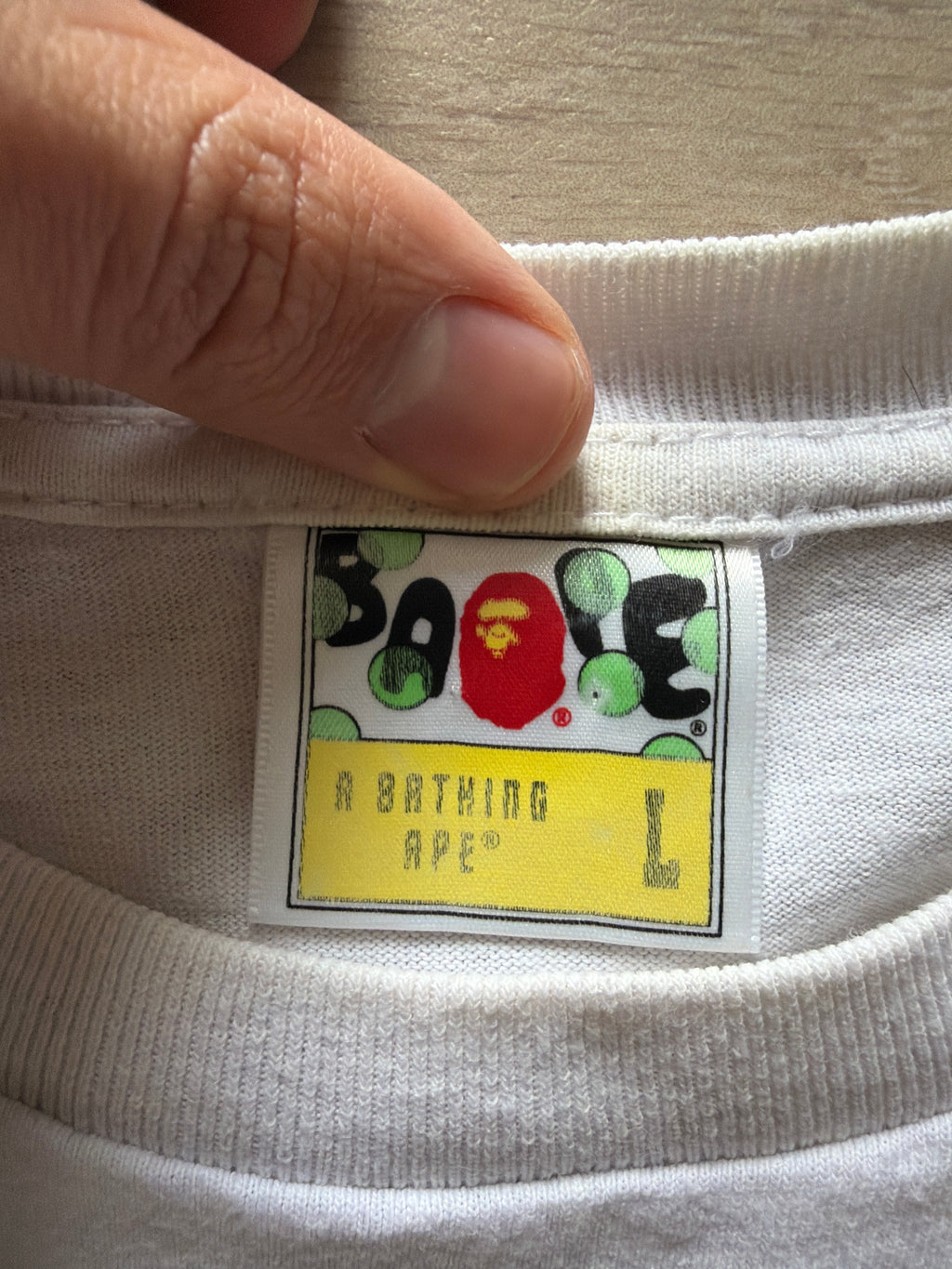 A Bathing Ape Complexcon Exclusive Travis Scott Baby Milo Tee White