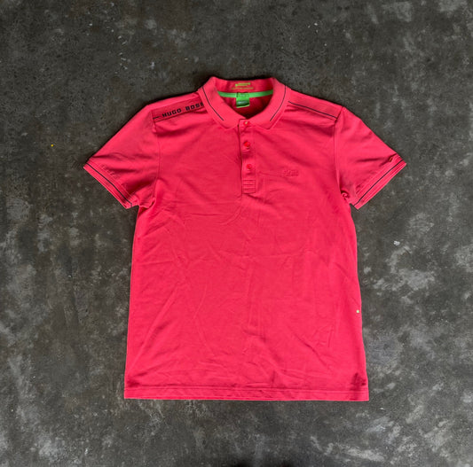Hugo Boss Pink Polo Shirt
