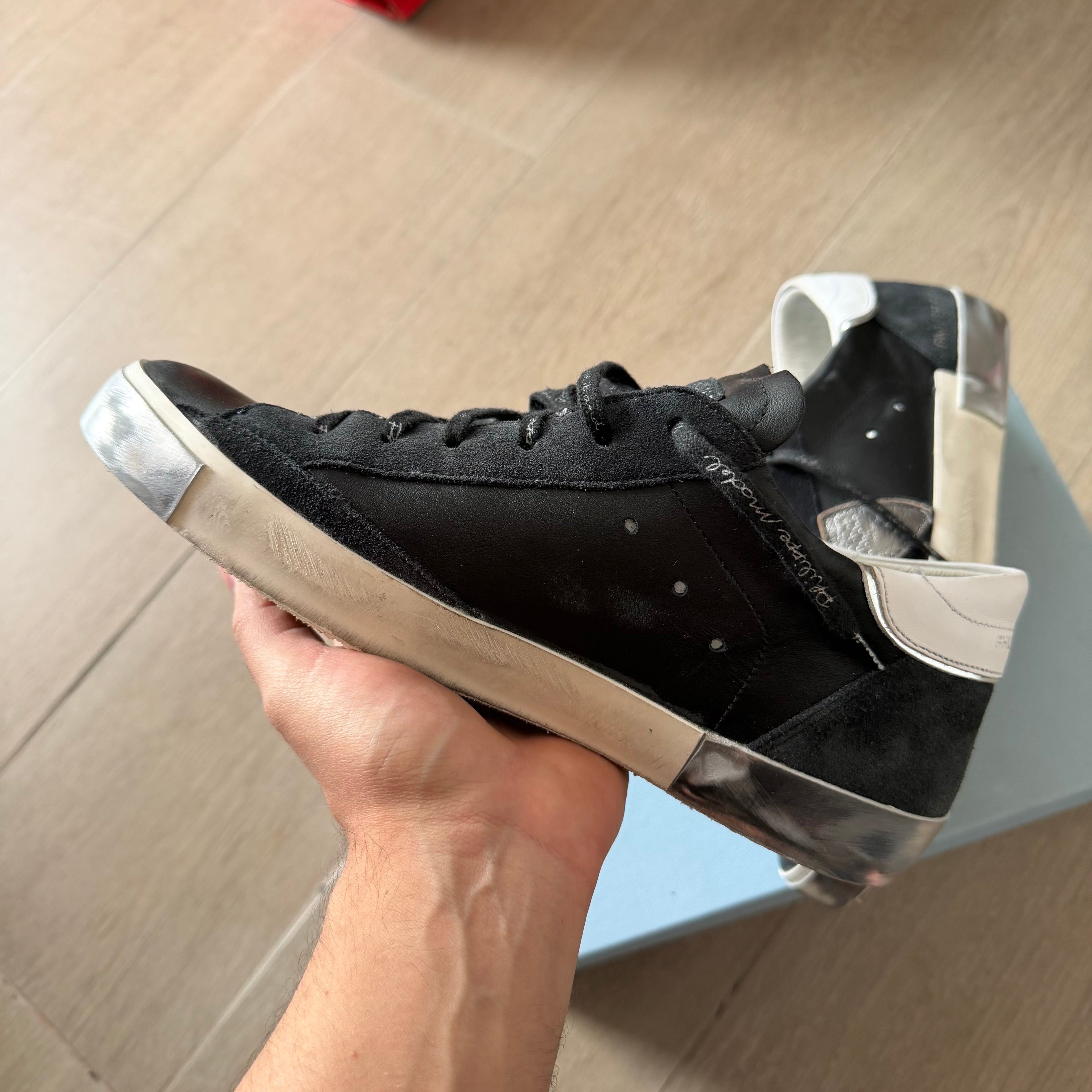 Philippe Model Paris Prsx Sneakers Black/Platinum