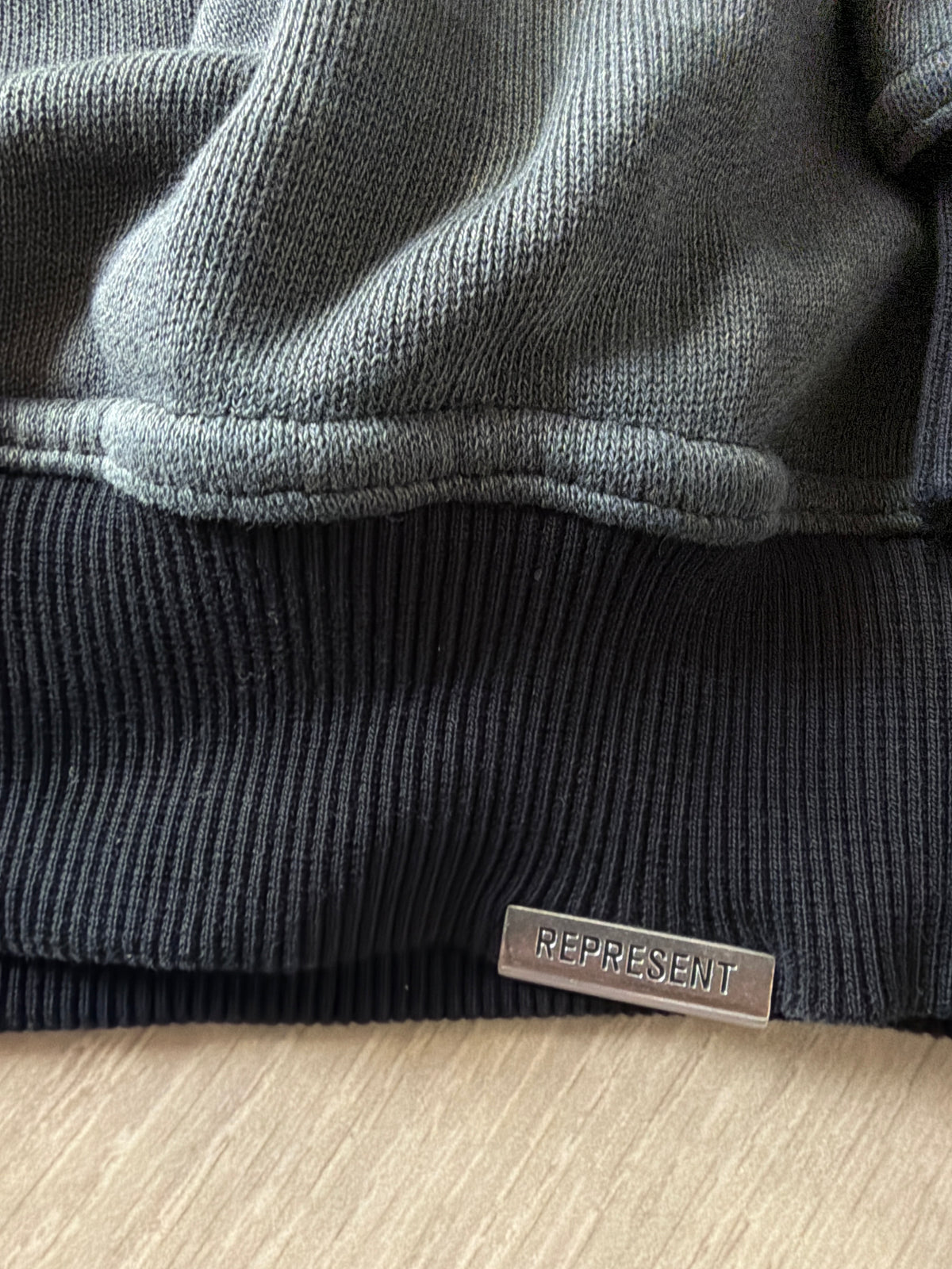 Represent Clo College Big Letter Sweater Grey (M)