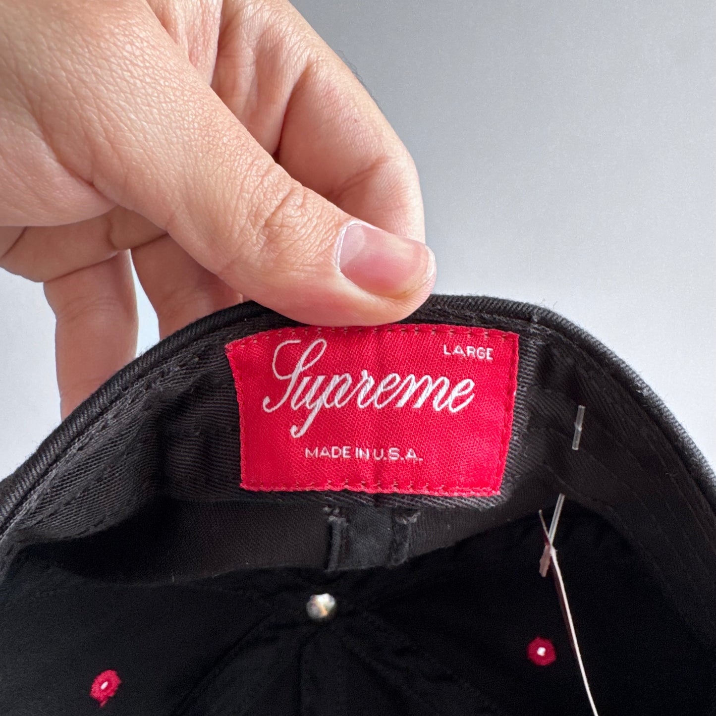 Supreme Trasher 6-Panel Black