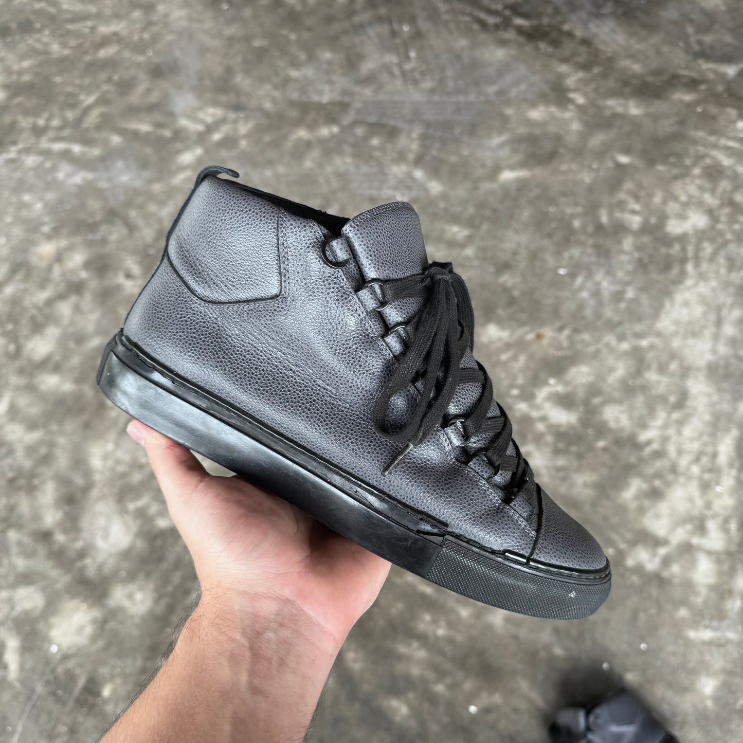 Balenciaga Arena High Top Sneaker Black