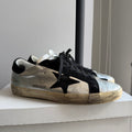 Golden Goose Super-Star Silver Semi Sneakers