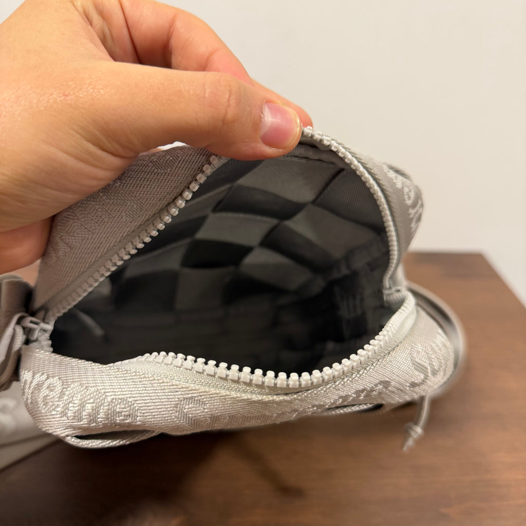 Supreme Woven Shoulder Bag Grey