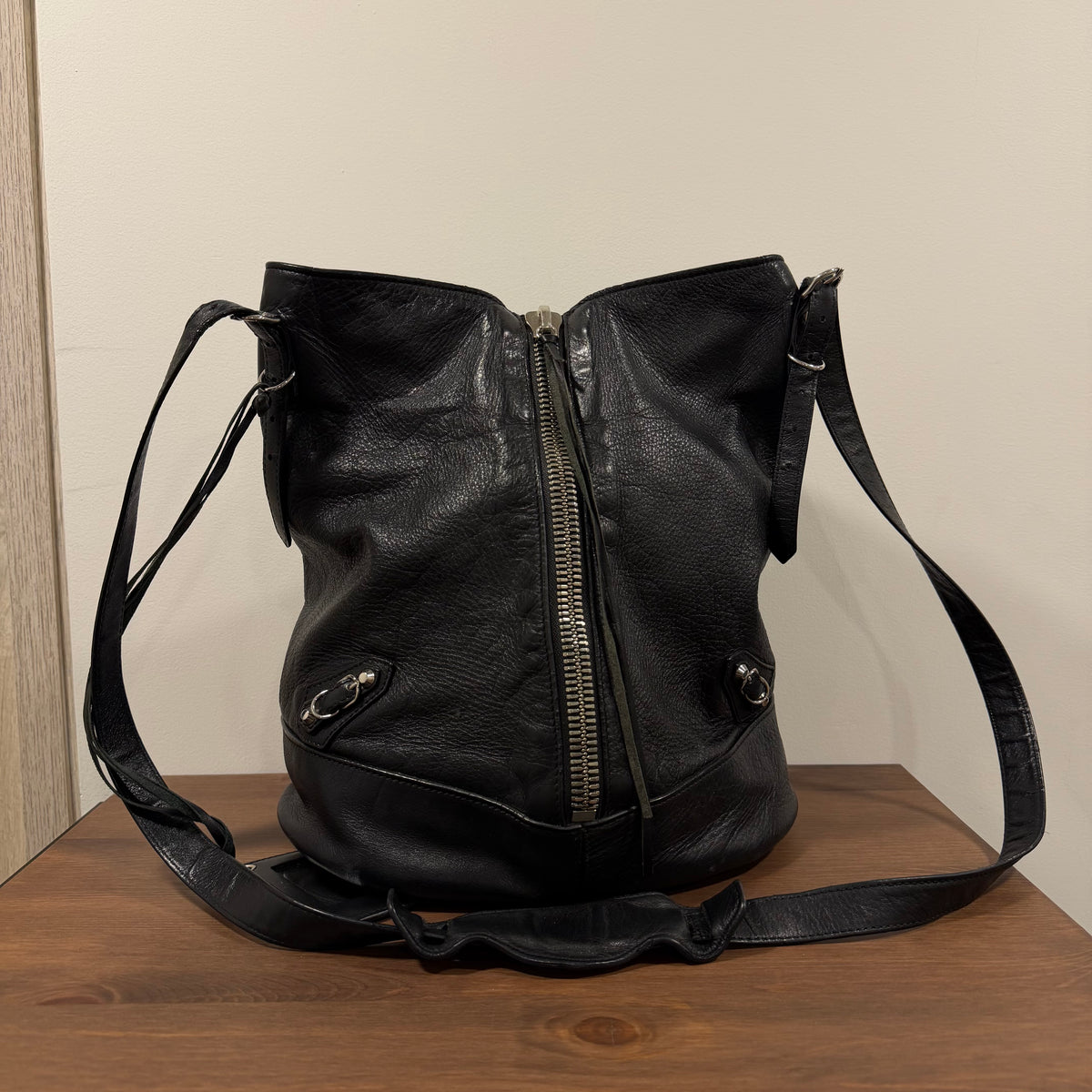 Balenciaga “Papier” Drop Leather Bag