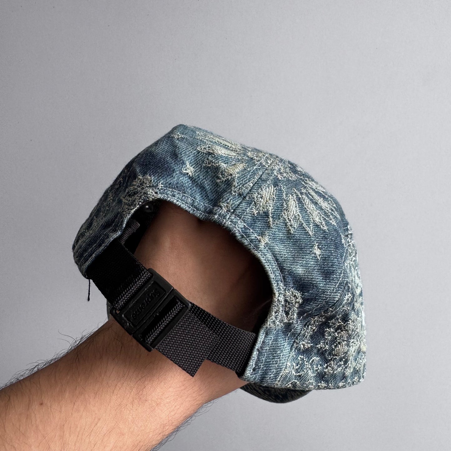 Supreme Bandana Jacquard Denim Camp Cap SS25