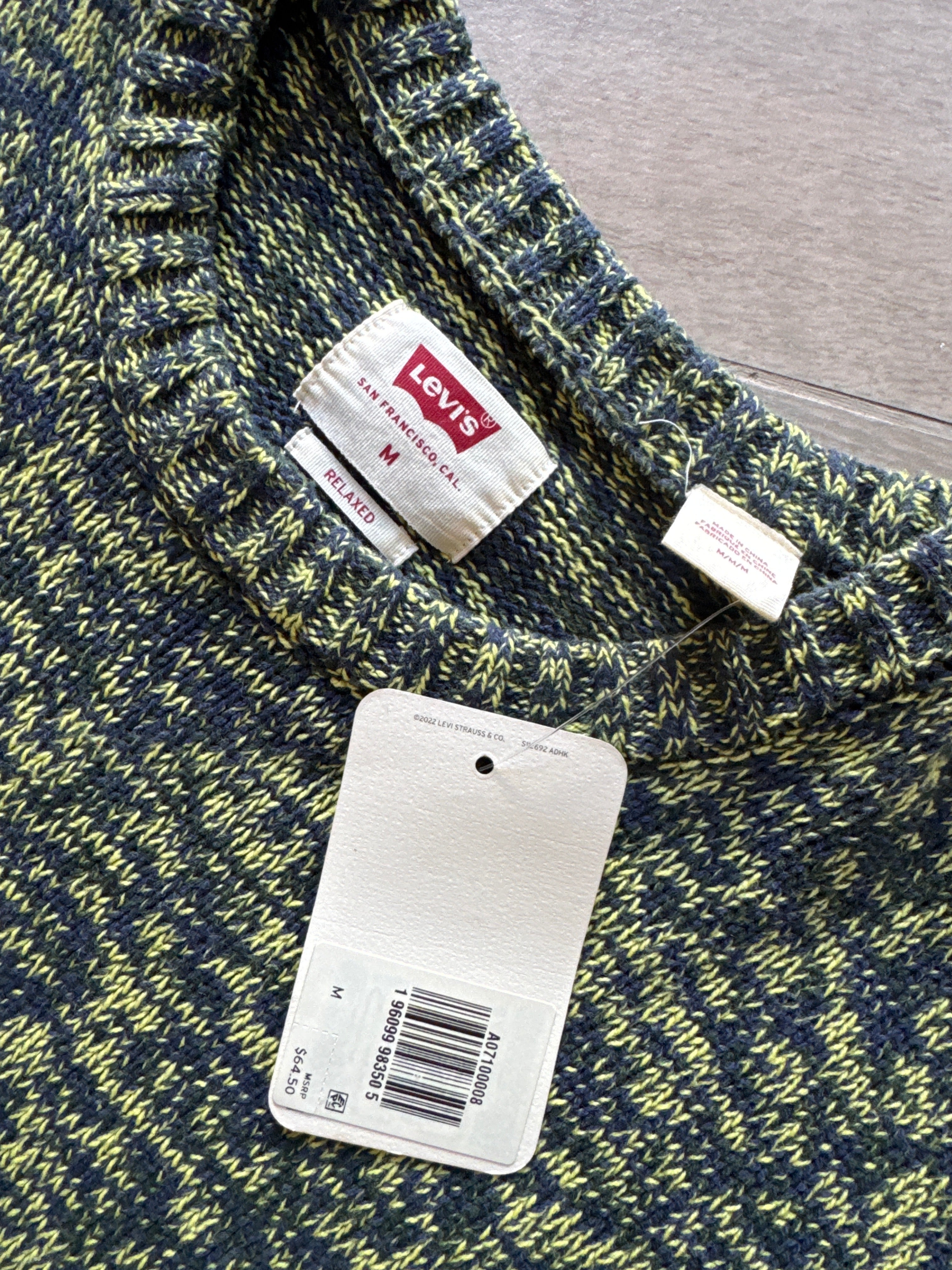 Levis Himalayan Hand Knit Wool Sweater