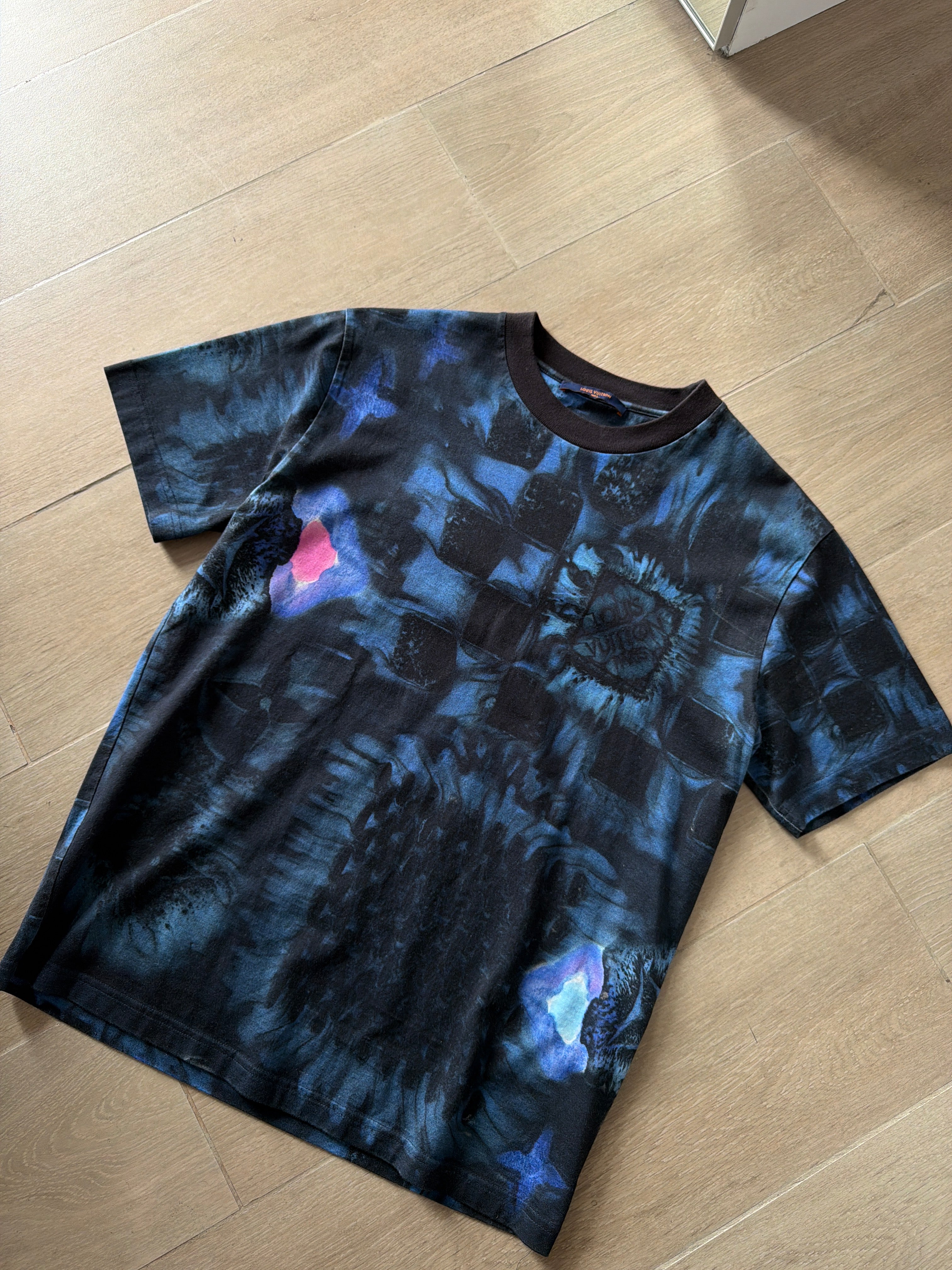 Louis Vuitton Digital Print Tee Blue