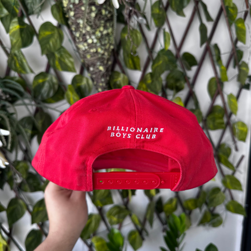 Billionaire Boys Club Red Baseball Cap