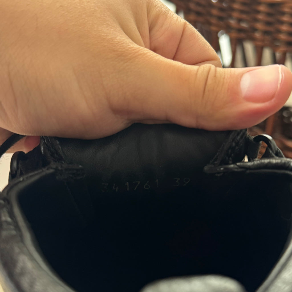 Balenciaga Arena High Top Black/Gum Sneakers