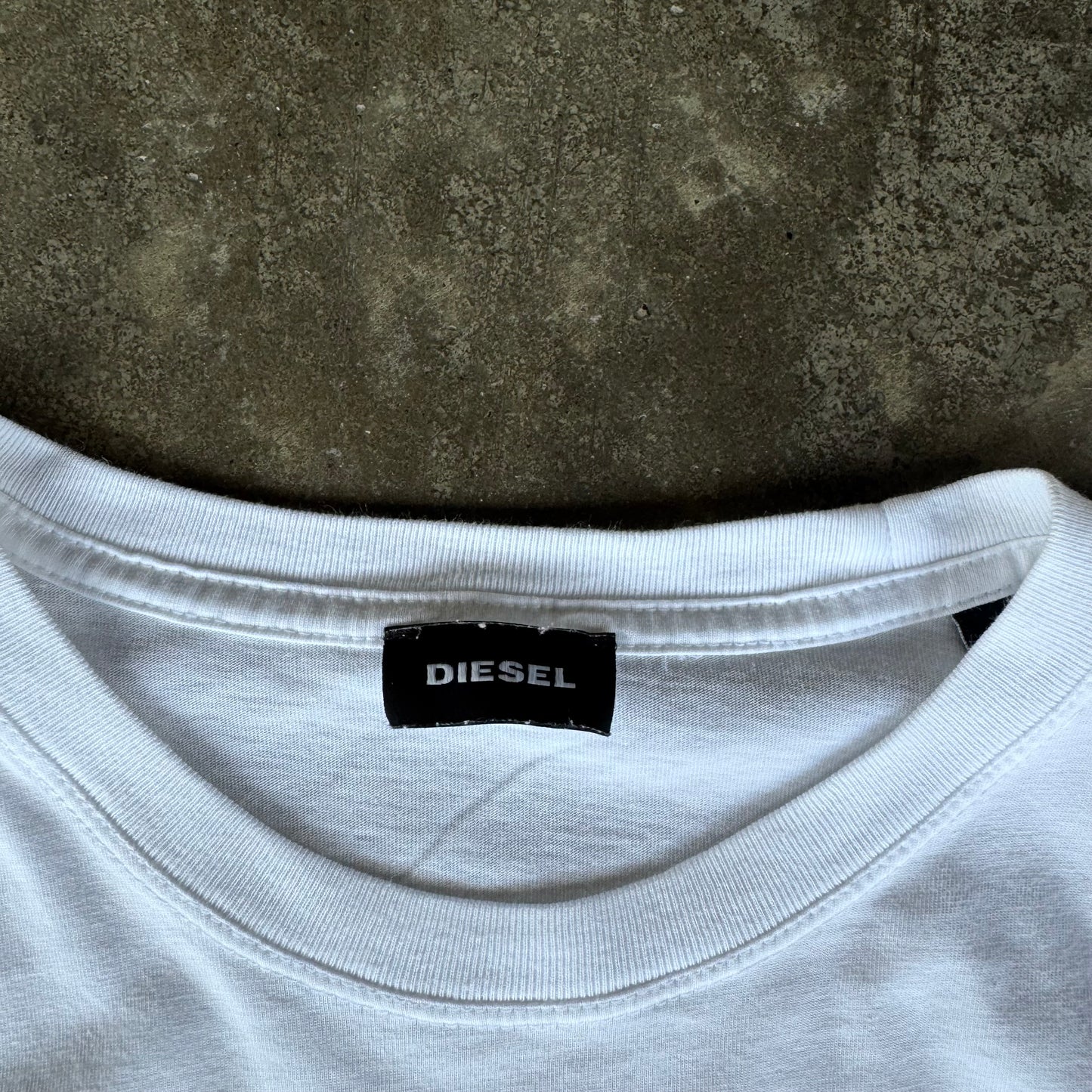 Diesel T-Rexx Logo White Tee