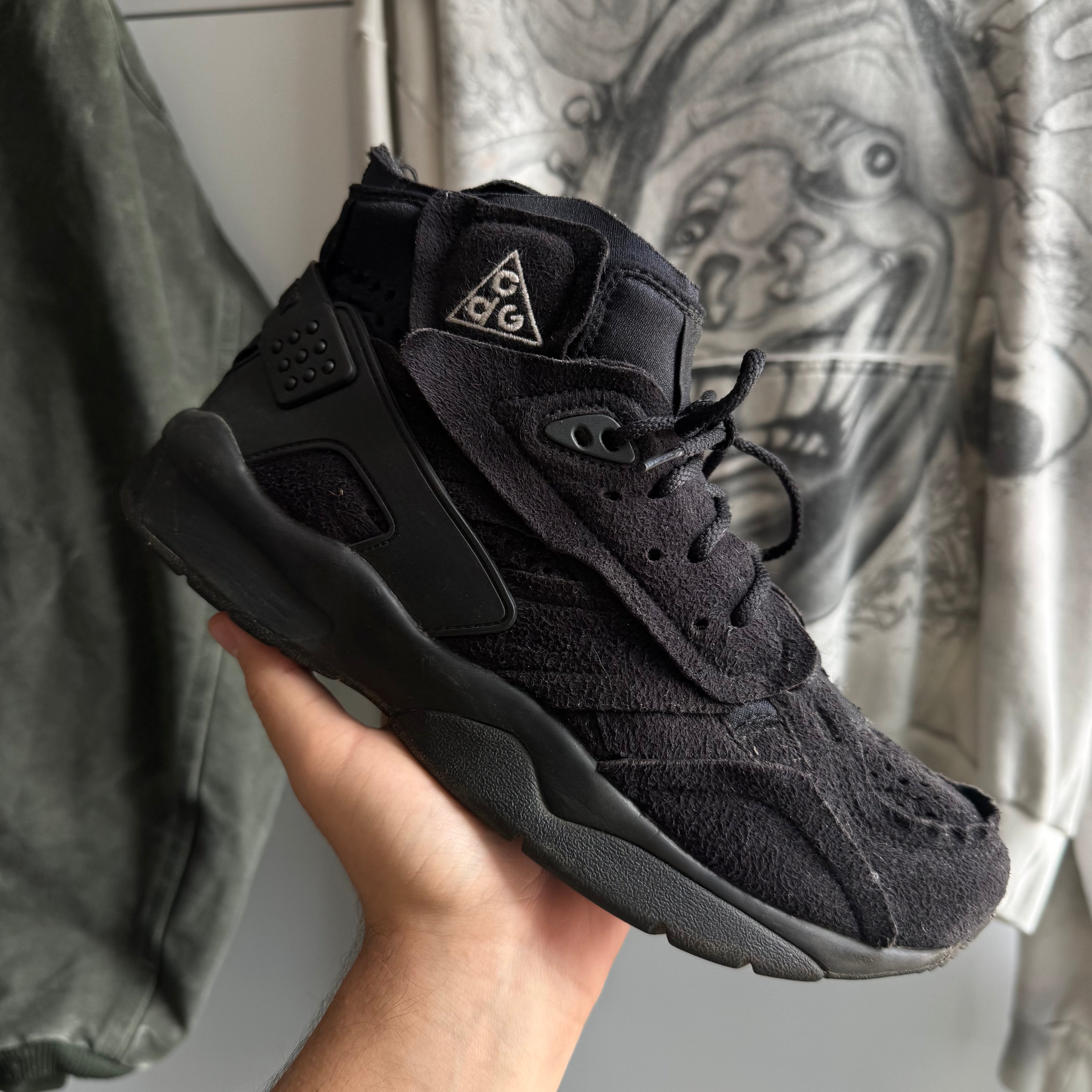 Nike ACG x Comme Des Garçons Mowabb Sneakers Black