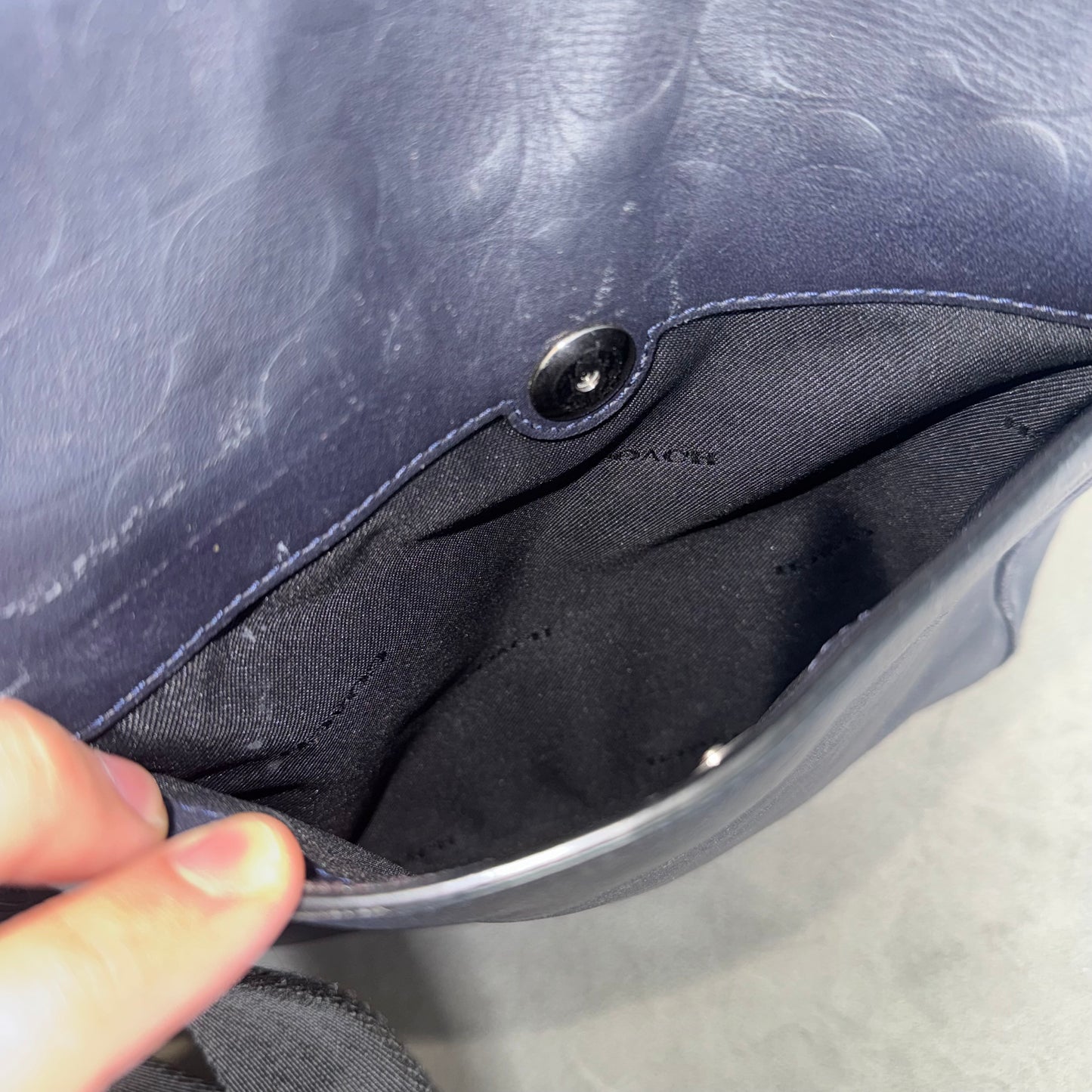 Coach Monogram Side Bag