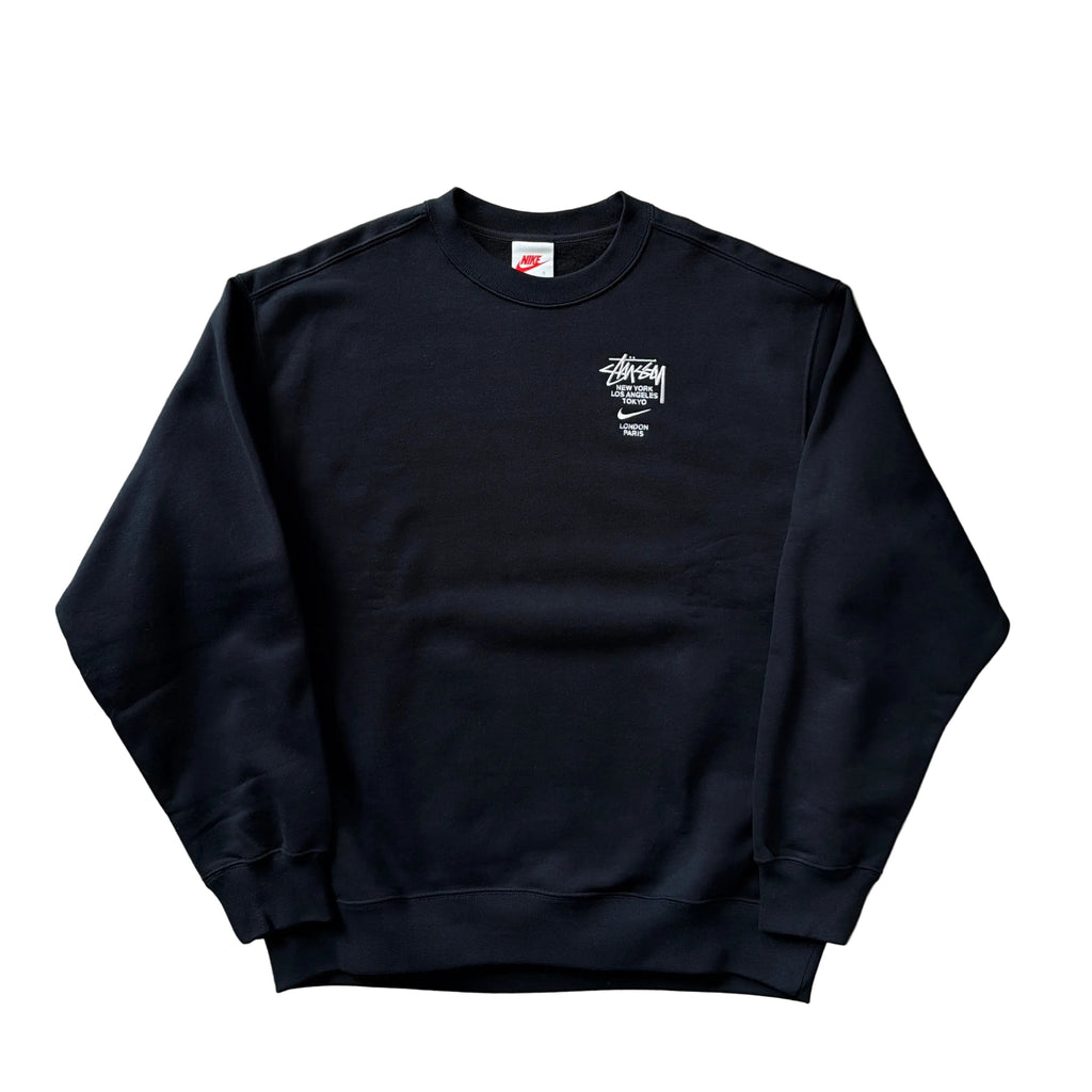 Nike x Stüssy International Crewneck Black