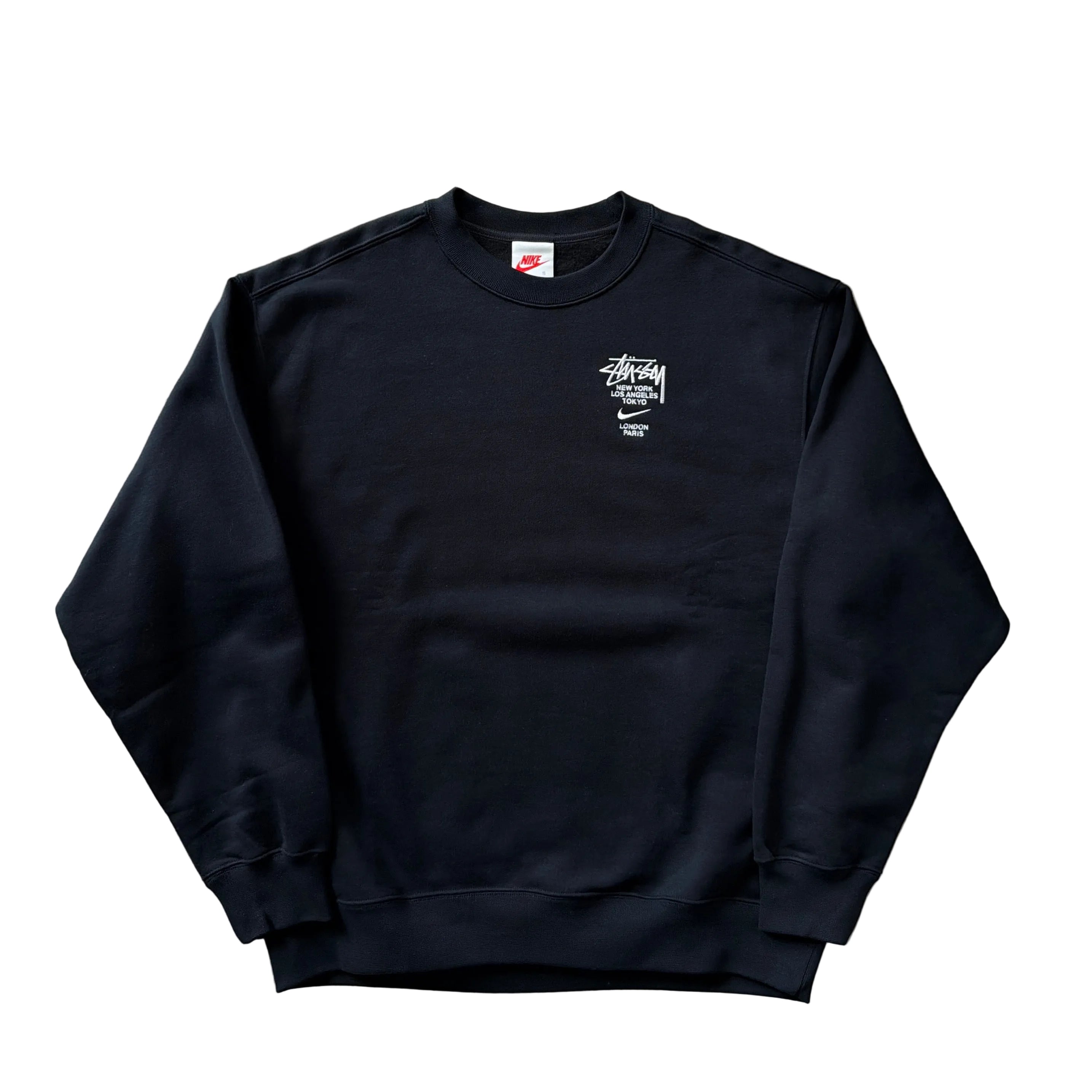 Nike x Stüssy International Crewneck Black