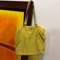 2000s Prada Giallo Yellow Nylon Bag