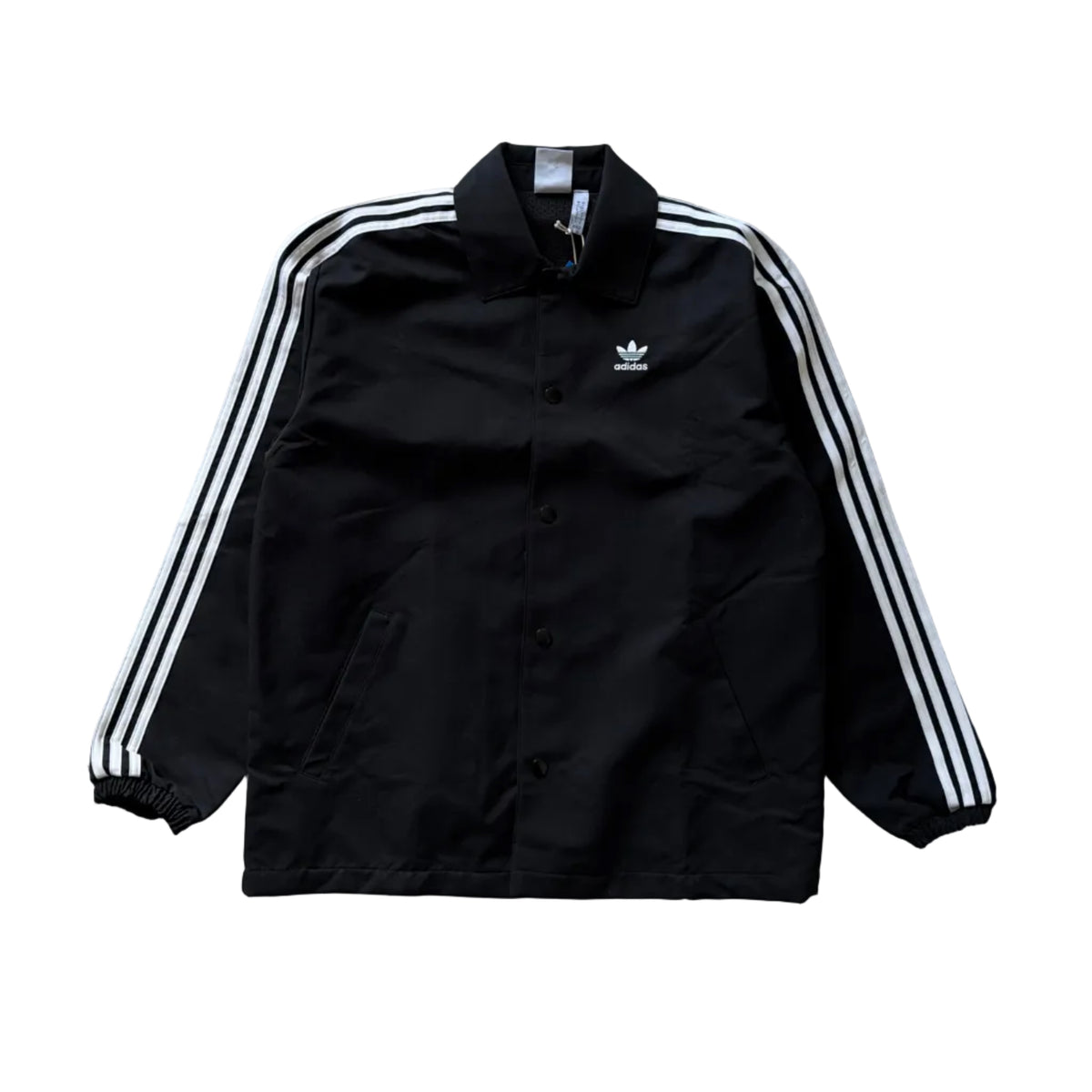 adidas Originals Coach Mesh Casual Jacket Black (L)