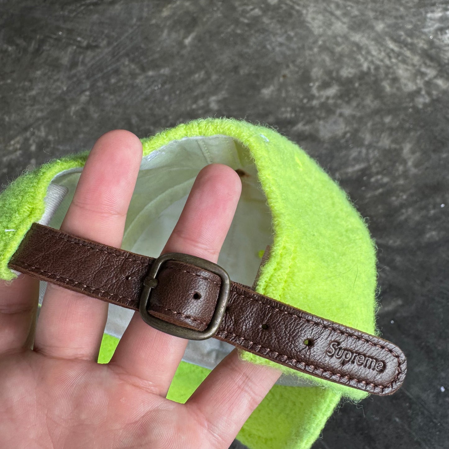 Supreme Boiled Wool S Logo 6-Panel