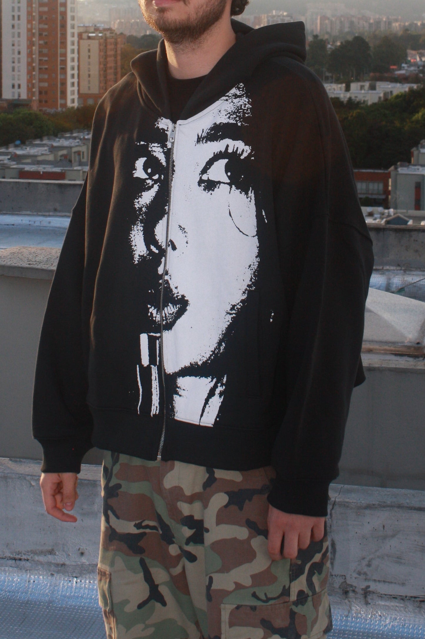 Nude Project Girl Face Hoodie