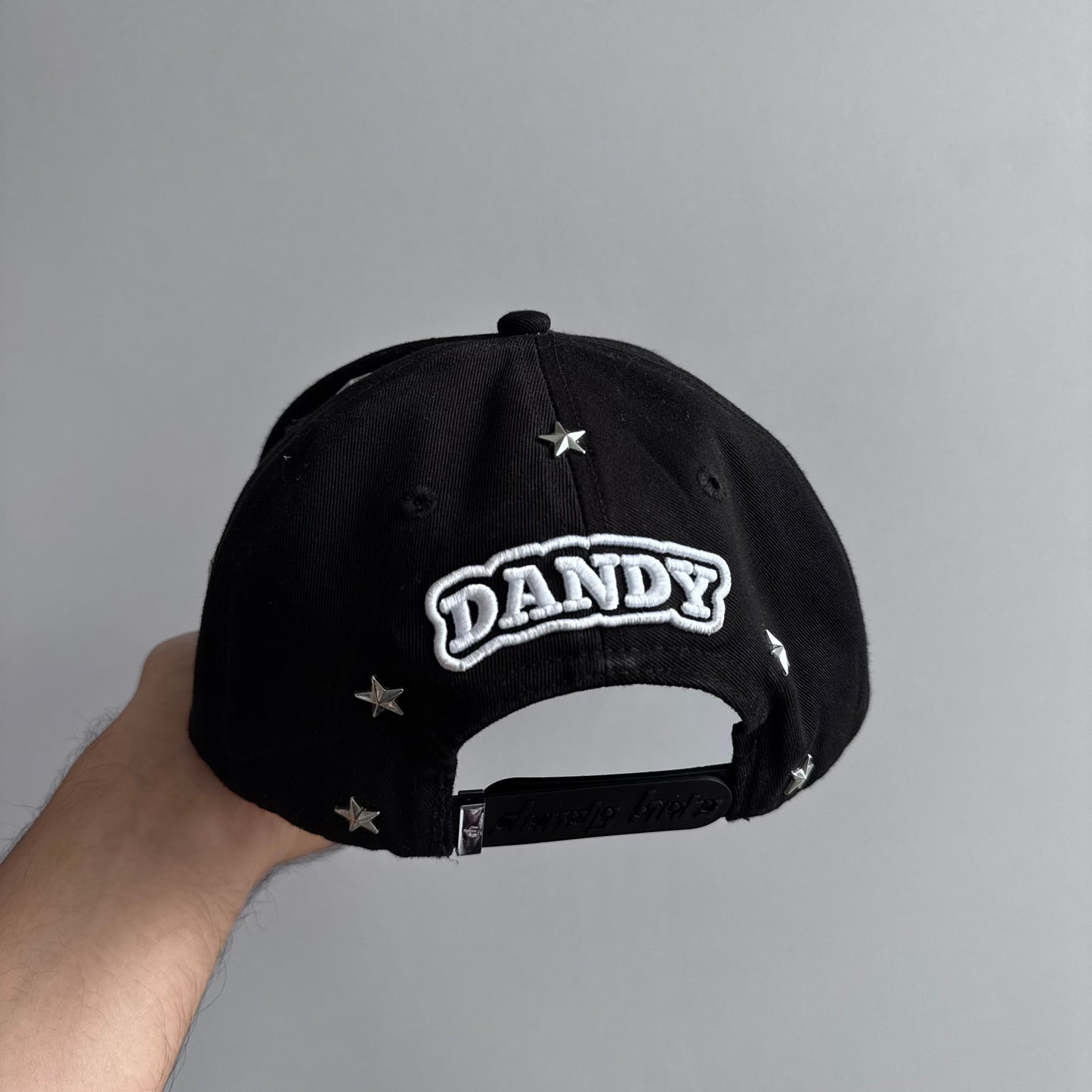 Dandy Hats Stars&Studs Cap Black