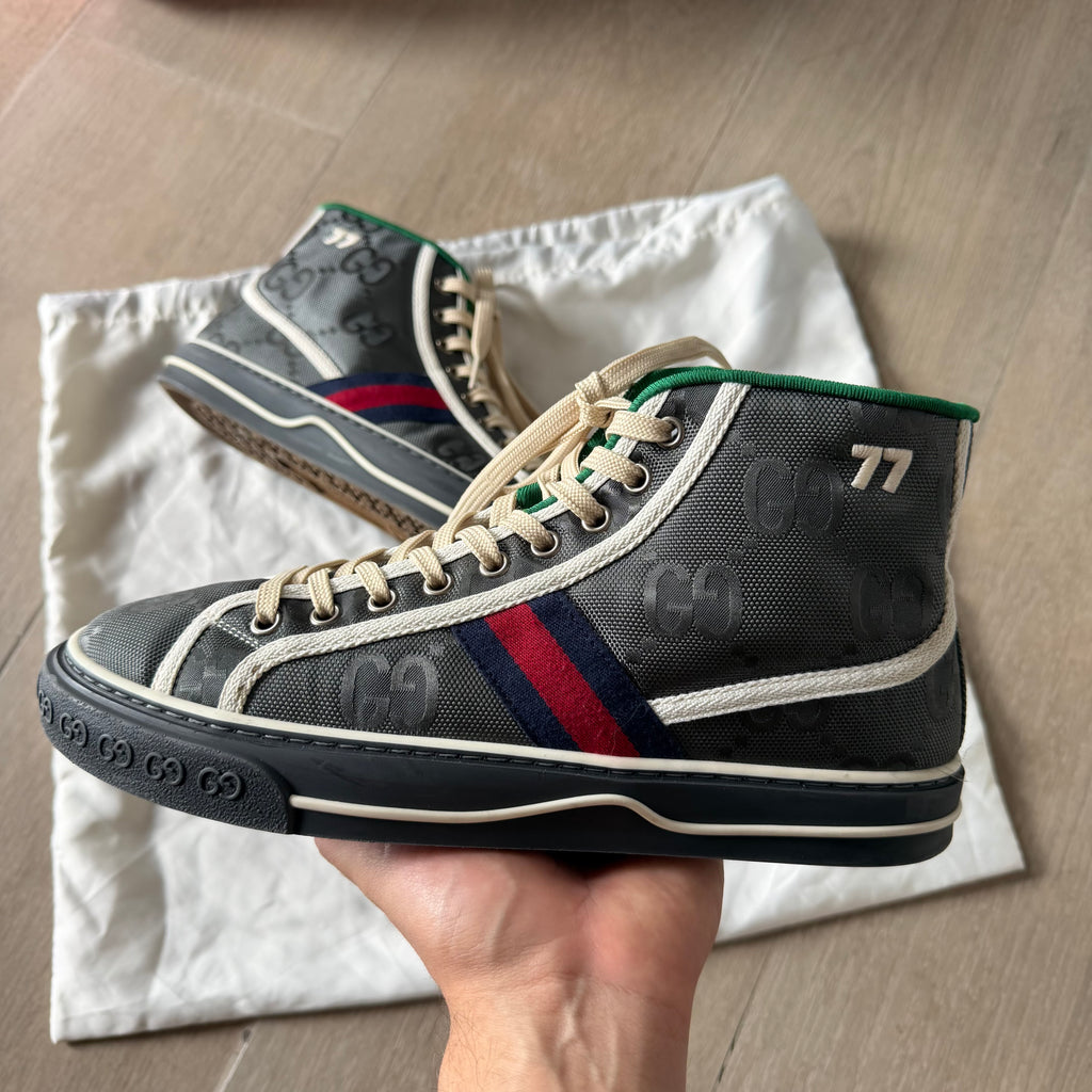Gucci Off The Grid High Top Sneakers Dark Grey
